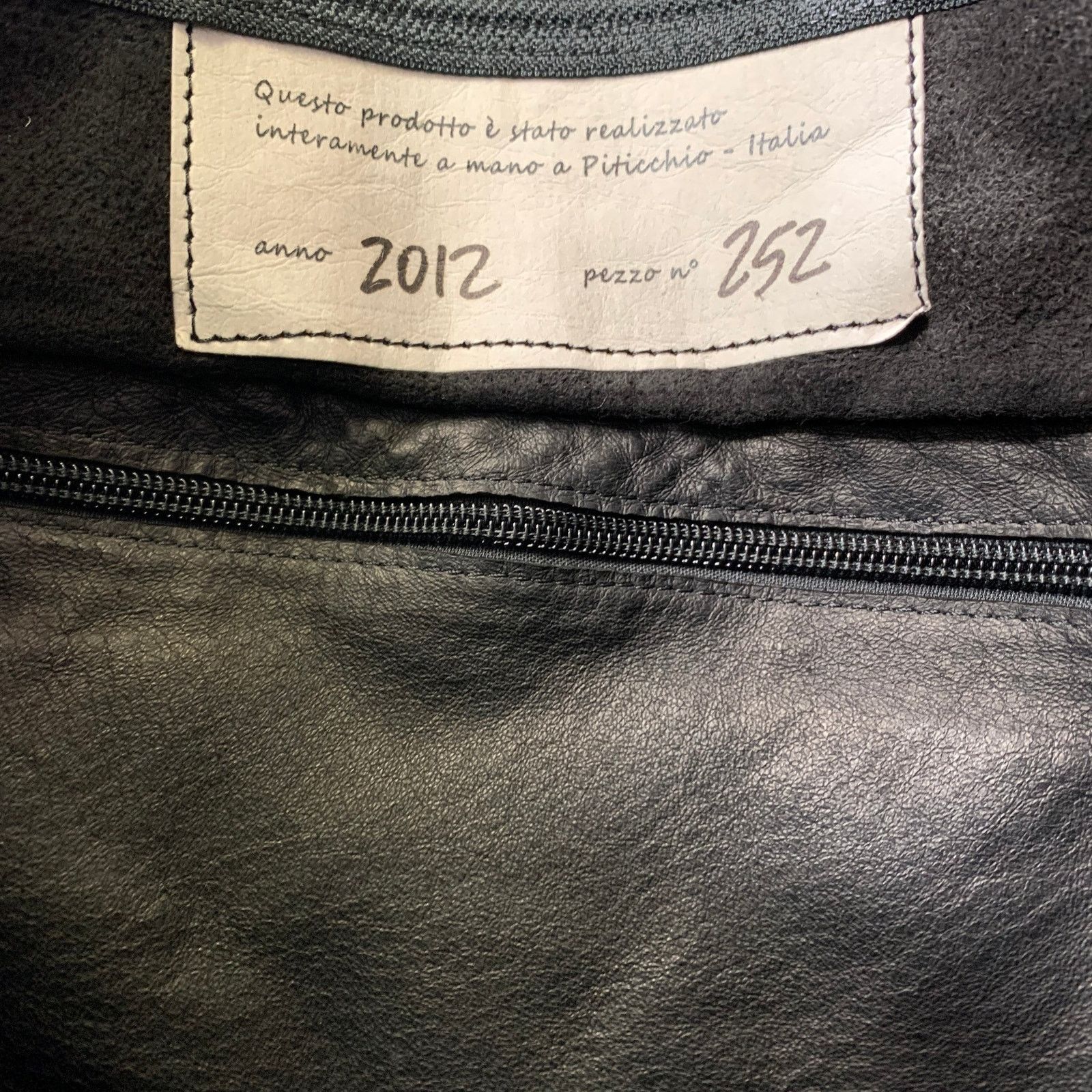 Other OXS Black Solid Leather Cross Body Tote Bag Size ONE SIZE - 6 Thumbnail
