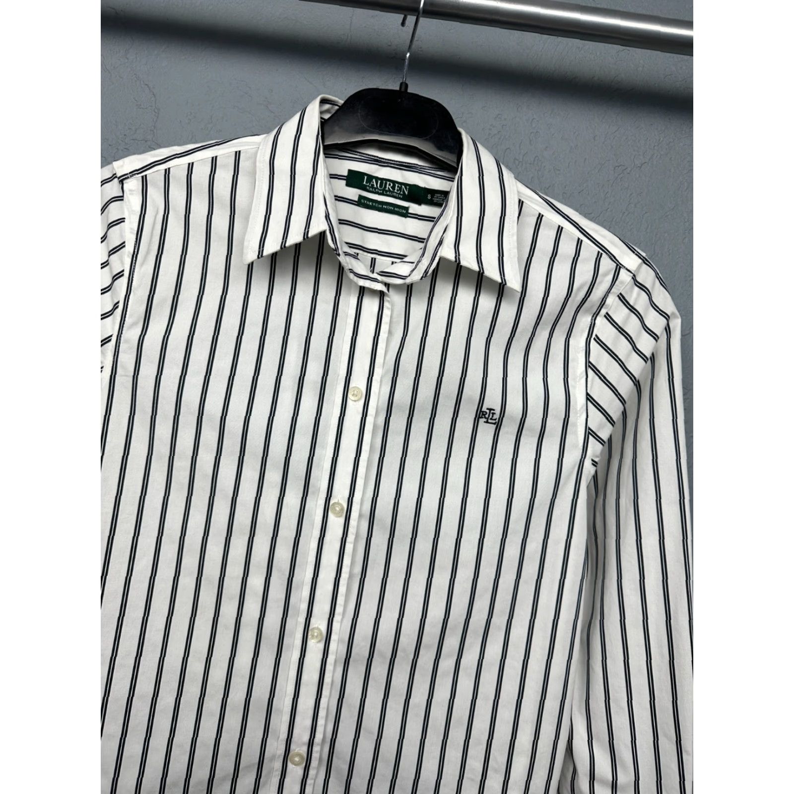 Polo Ralph Lauren Polo Ralph Lauren Womens Long Sleeve Striped Shirt S Size S / US 4 / IT 40 - 2 Thumbnail