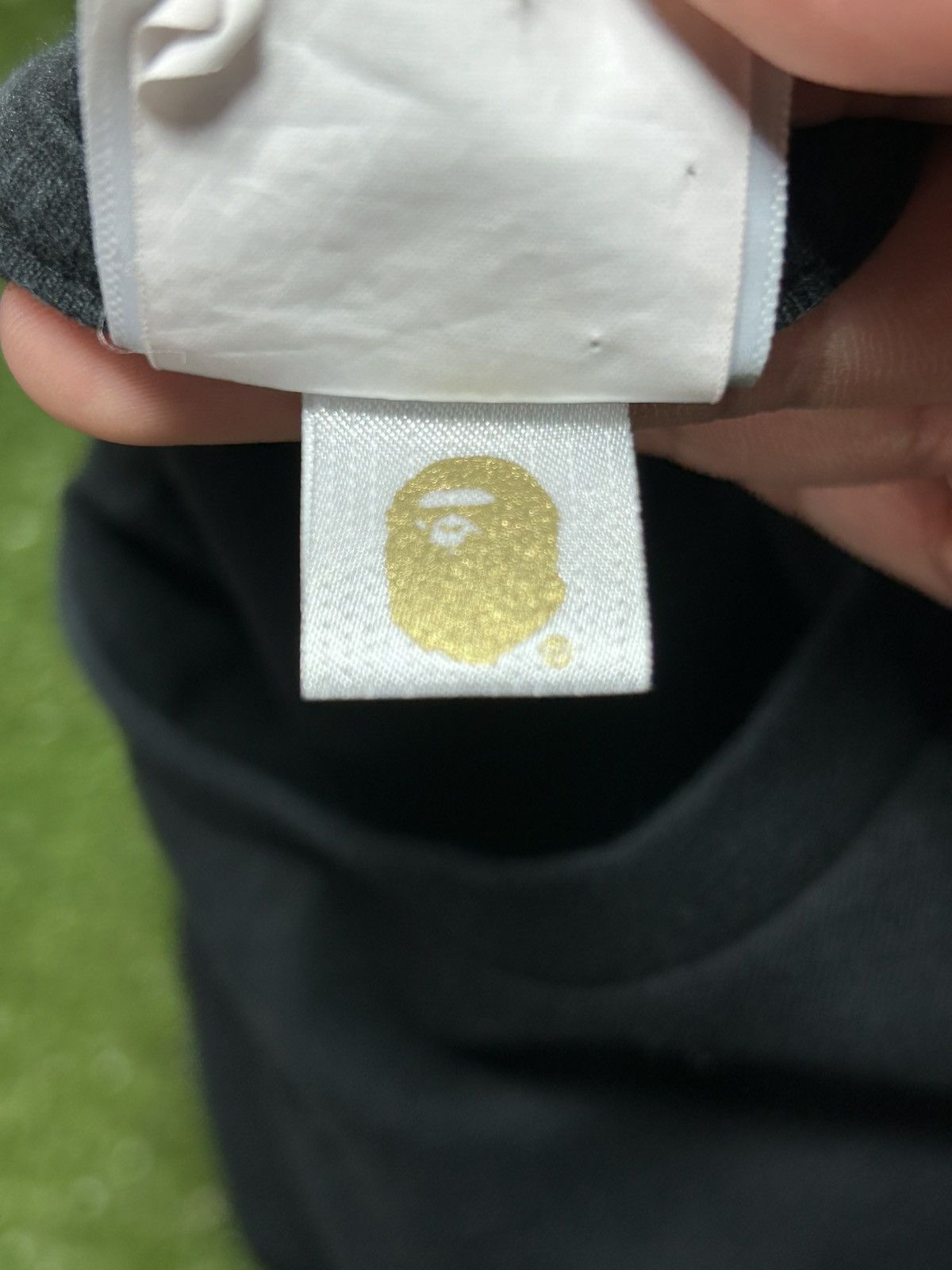 Bape Bape By bathing ape tee black/silver Size US XL / EU 56 / 4 - 9 Thumbnail