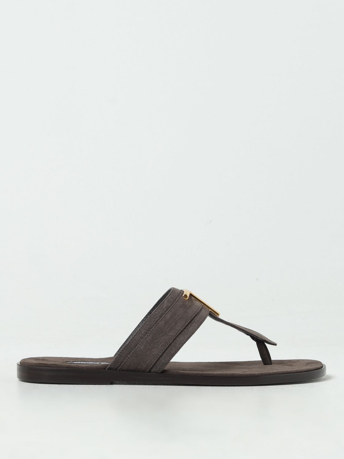 image of Tom Ford Sandals Men Brown (Size 12)