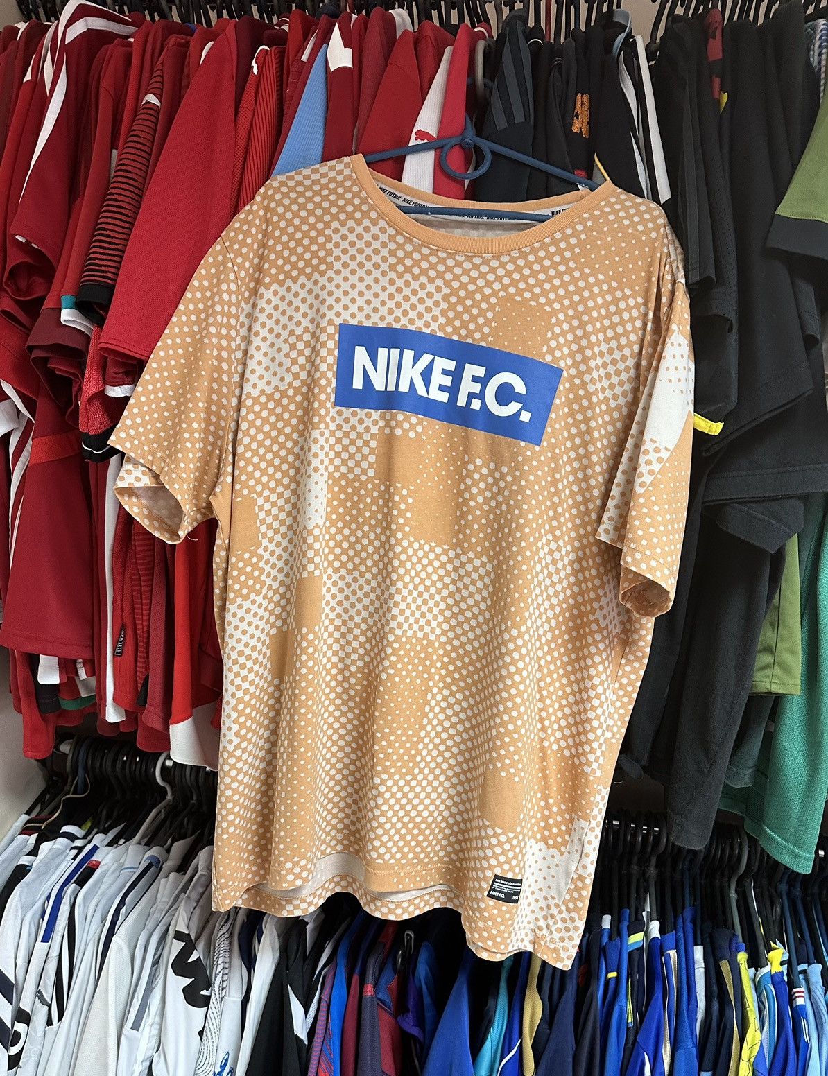 Nike Nike FC Orange Dry Tee Block T-Shirt Size US XL / EU 56 / 4 - 11 Thumbnail