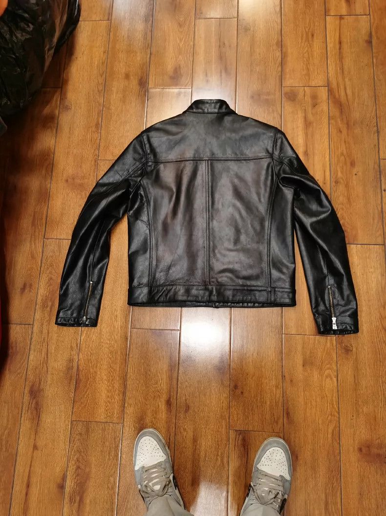 Versace Versace Calfskin stand-up collar double-zip men's jacket Size US M / EU 48-50 / 2 - 2 Thumbnail
