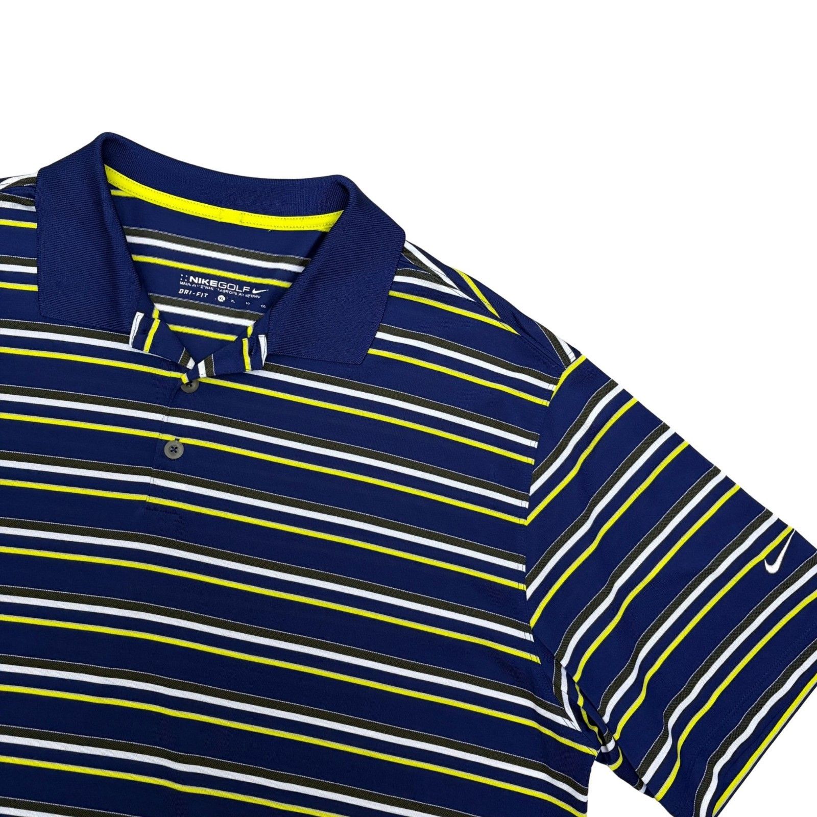 Nike NIKE GOLF Polo Shirt Vintage Y2K Striped Business Tee XL Size US XL / EU 56 / 4 - 1 Thumbnail
