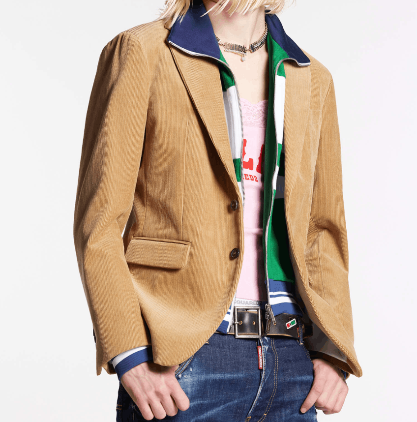 Dsquared2 DSQUARED2 layered-effect blazer, size 52 (M) Size 52R - 1 Thumbnail
