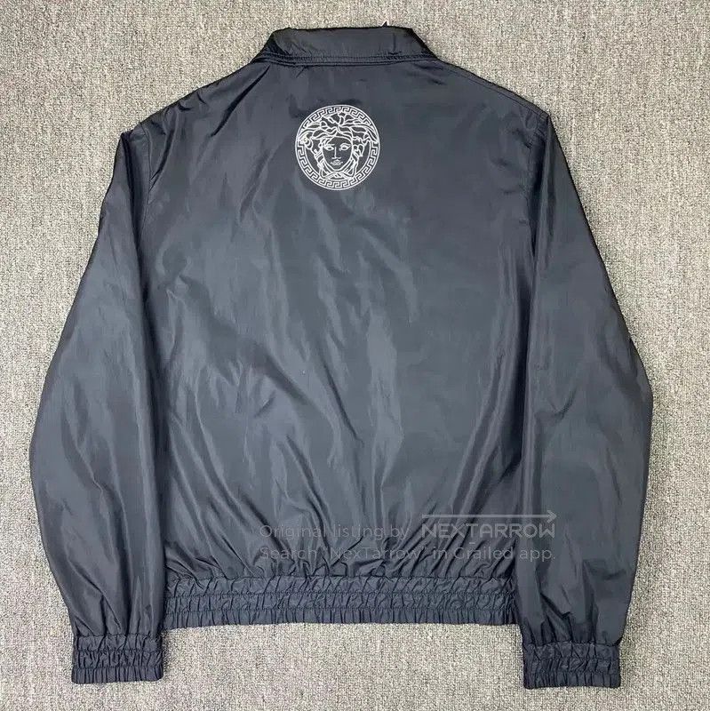 Versace Versace Black Nylon Women's Jacket . Size L / US 10 / IT 46 - 2 Thumbnail