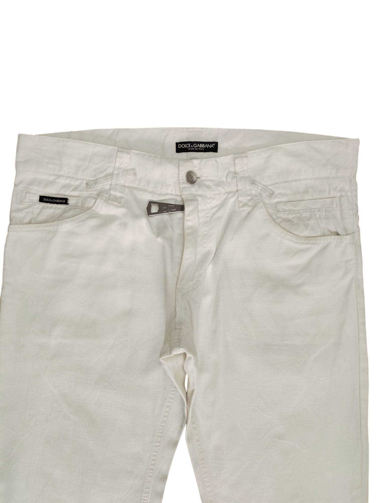 Dolce & Gabbana Vintage Dolce & Gabbana Studded Pocket Jeans Low Rise Size US 36 / EU 52 - 2 Thumbnail