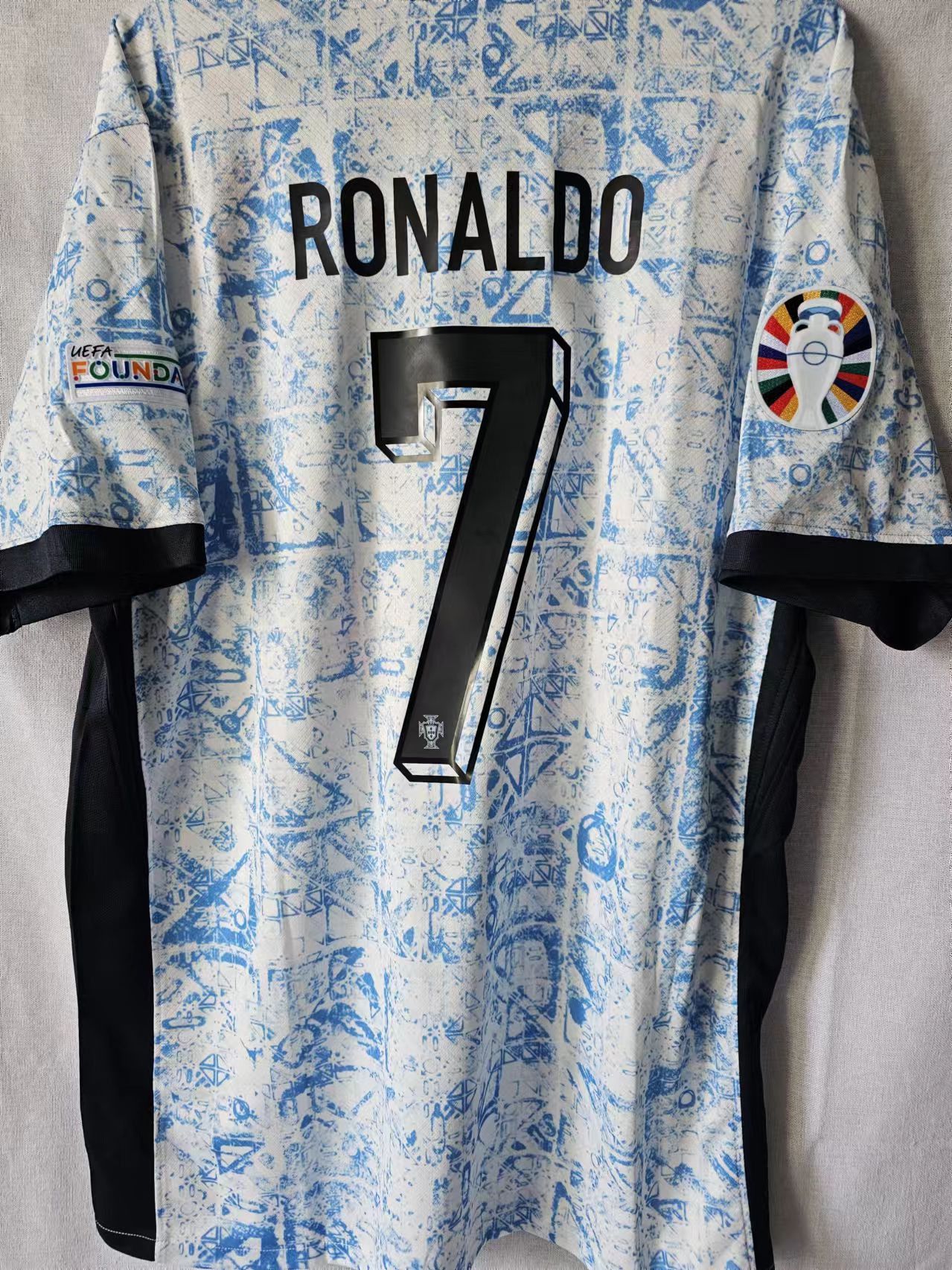 2024 Euro Portugal #7 C Ronaldo Jersey Away M