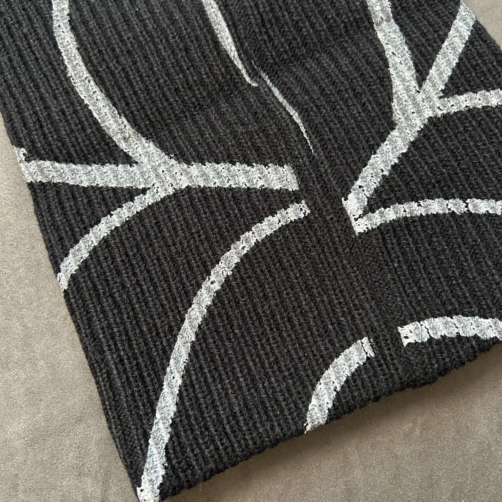 Japanese Brand Rare Box Boys Retro Hearts Balaclava Ski Mask Spider Web Blk Size ONE SIZE - 8 Thumbnail