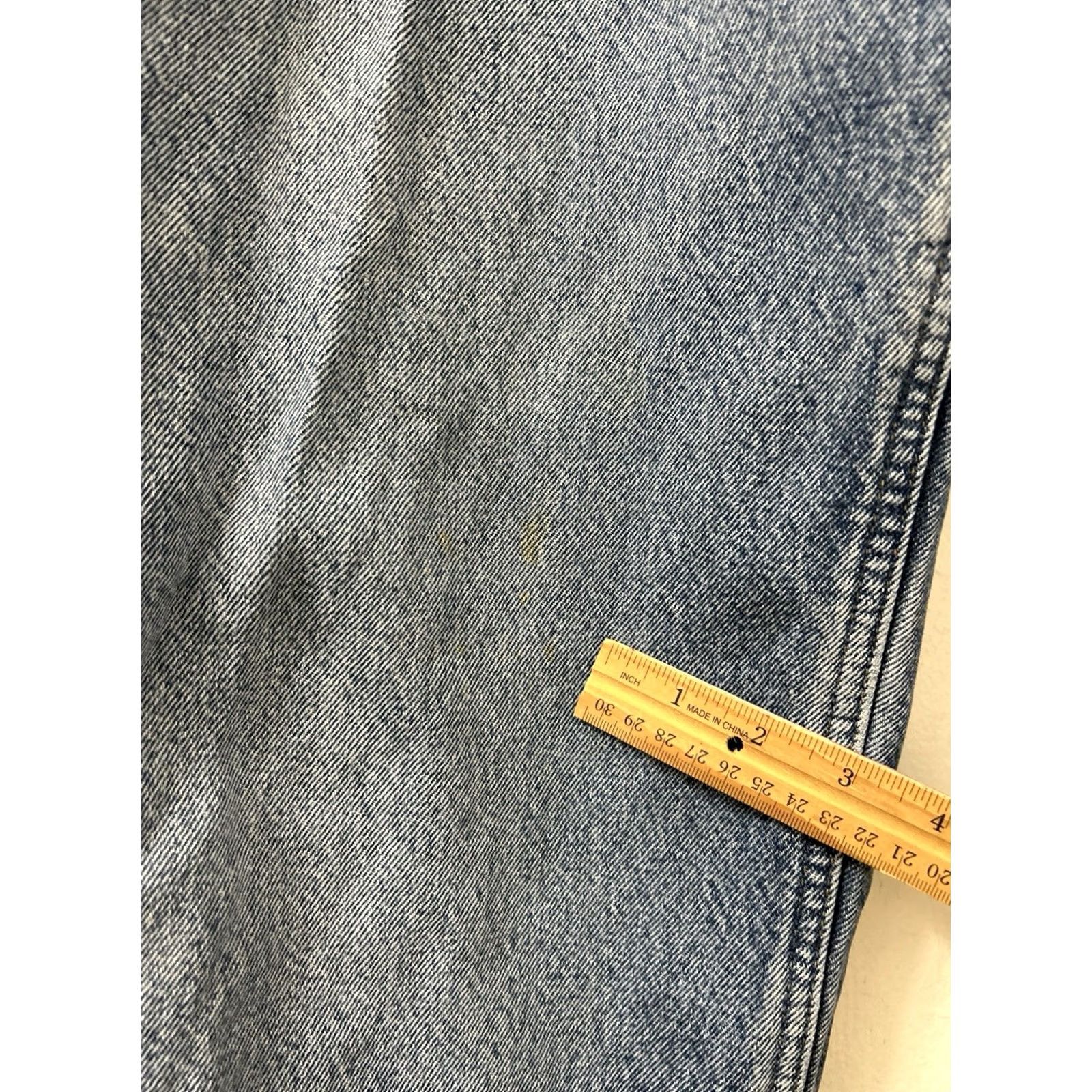 Carhartt VINTAGE Carhartt Jeans Mens 36x36 Blue Plaid Flannel Lined YKK Relaxed Fit Denim Shirt? Size US 36 / EU 52 - 6 Thumbnail
