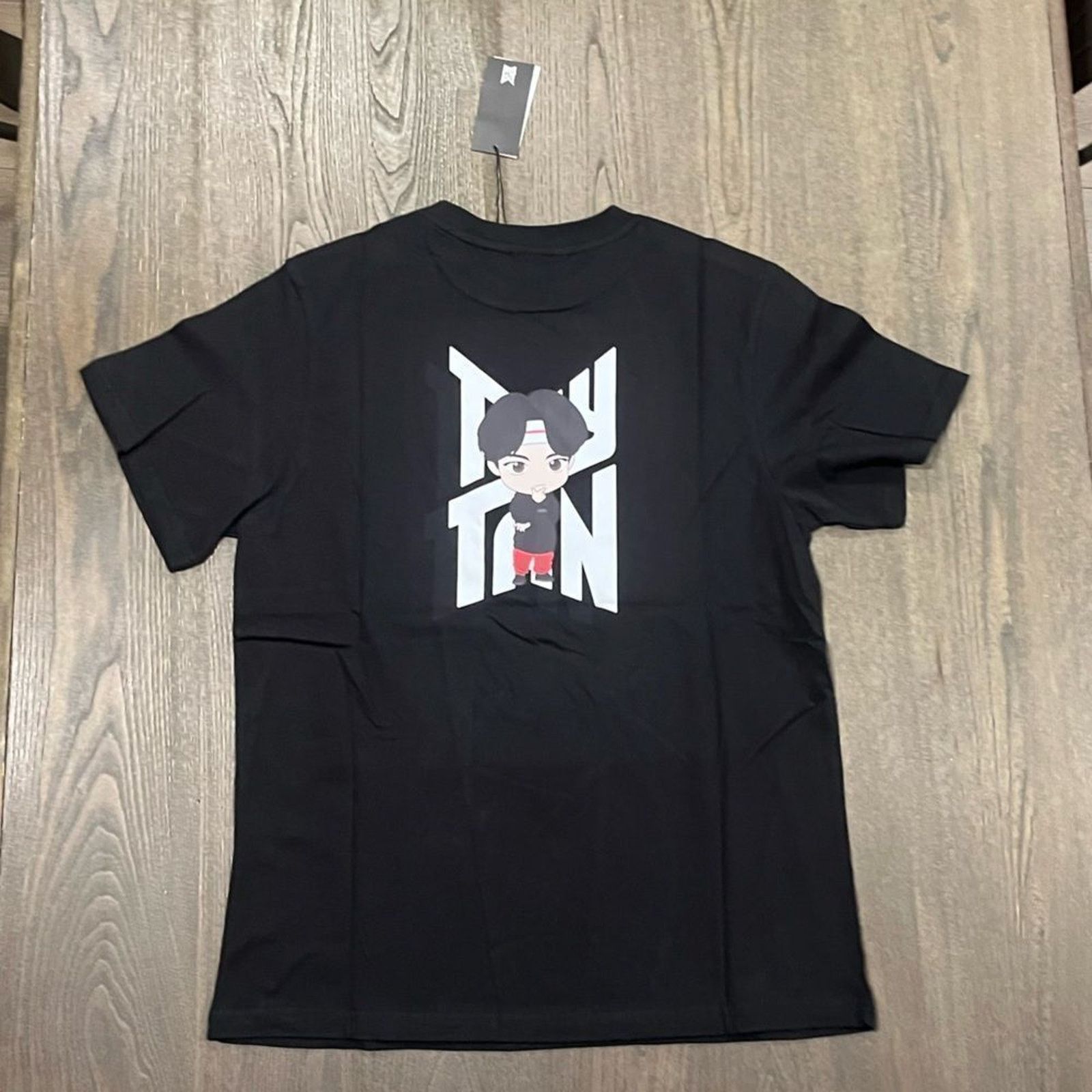 Other NWT BTS TinyTan Jin Character T-Shirt Black Size L Size US L / EU 52-54 / 3 - 8 Thumbnail