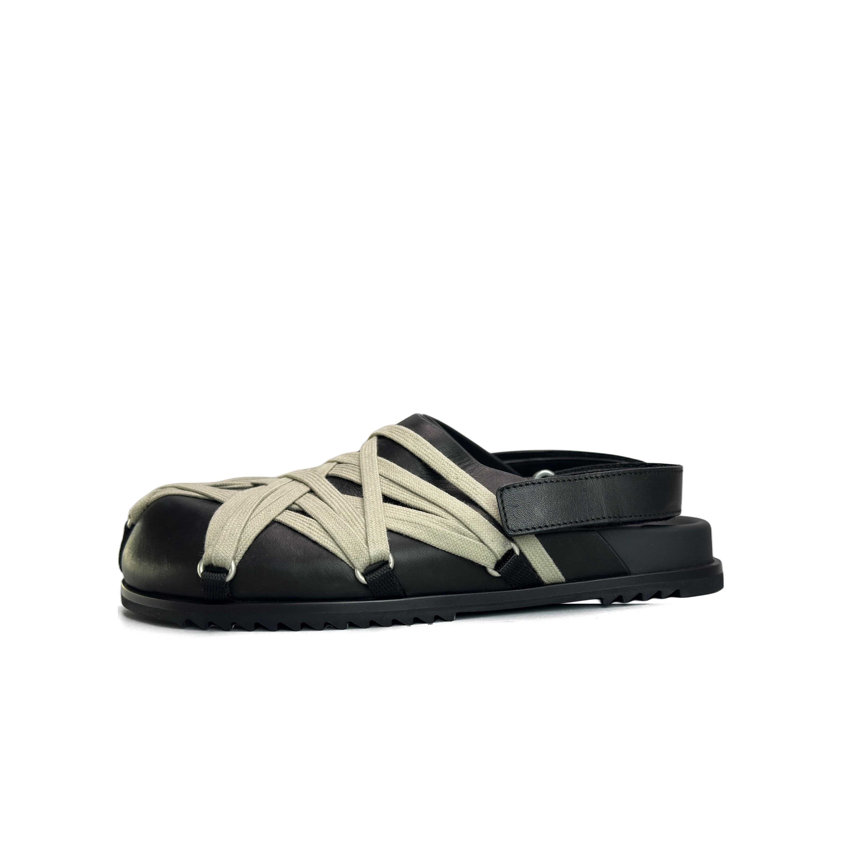 Rick Owens Rick Owens Megalace Leather Slip Ons Size 36 Size US 6 / IT 36 - 1 Thumbnail