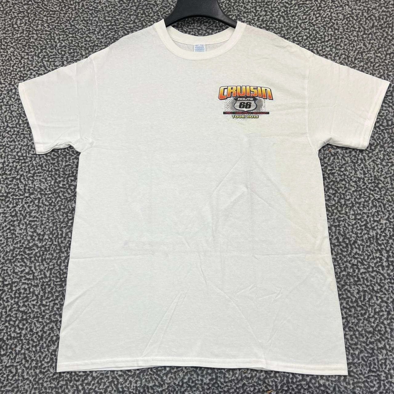 Gildan Vintage Cruisin Route 66 Shirt Men L Racing Deadstock New Size US L / EU 52-54 / 3 - 2 Thumbnail
