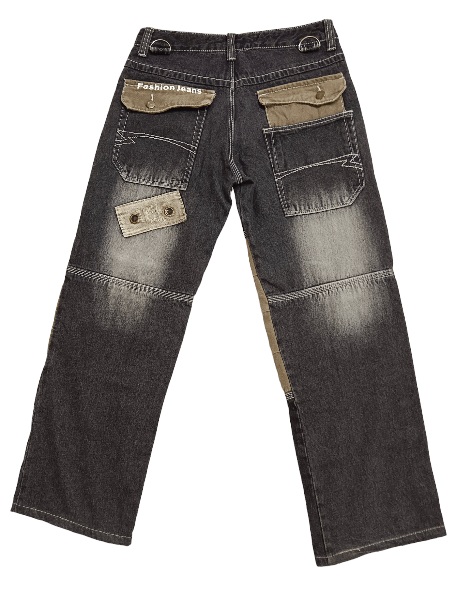 Japanese Brand Aston Design Seditionaries Double Knee Bush Denim Size US 30 / EU 46 - 4 Thumbnail