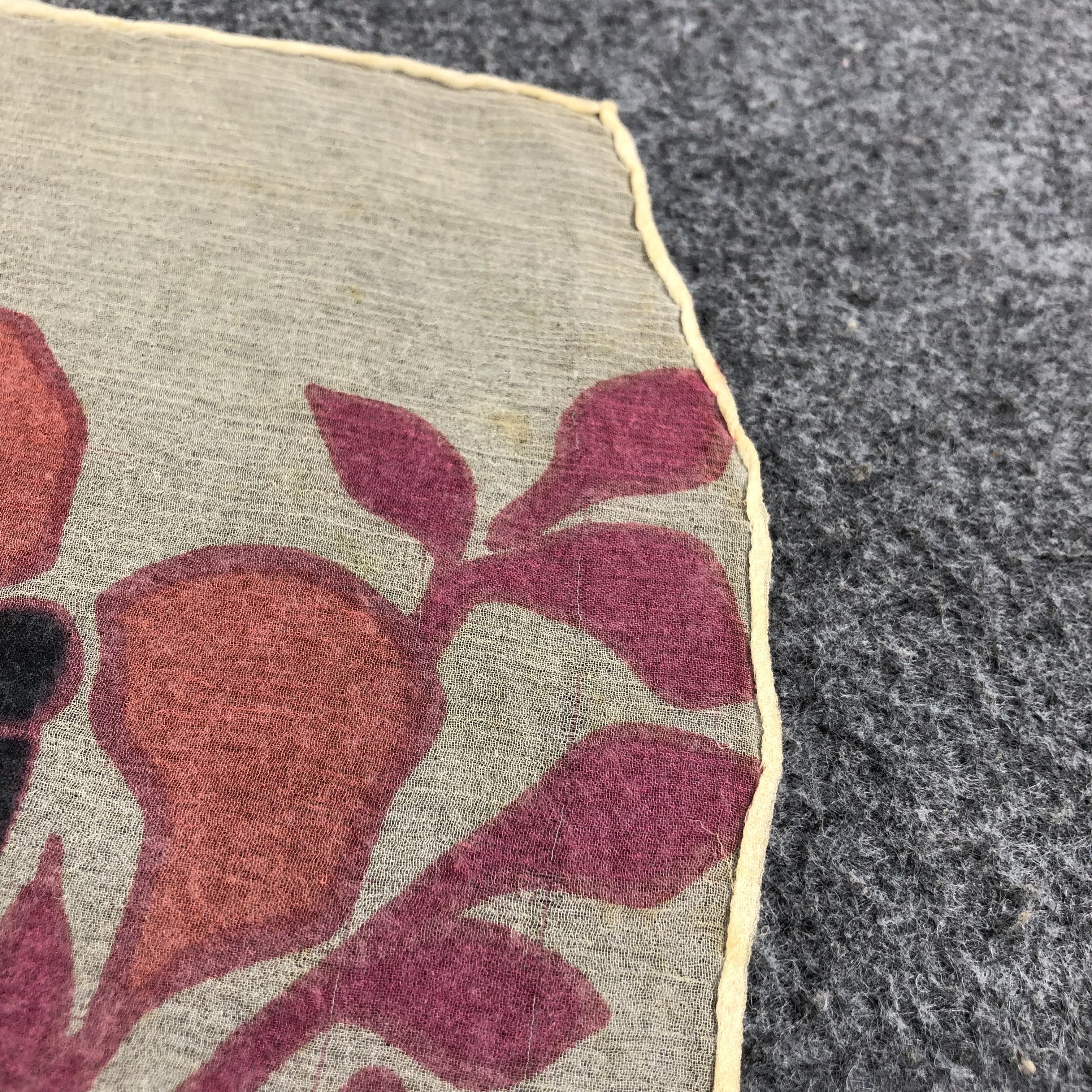 Pierre Cardin Vintage Pierre Cardin Floral Silk Scarf M818 Size ONE SIZE - 14 Thumbnail
