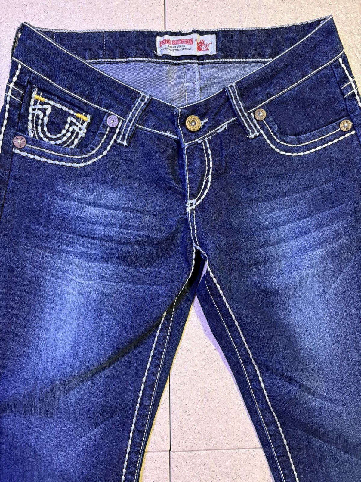 True Religion Vintage True Religion Women's Joey Jeans Made in USA Y2K Size 32" / US 10 / IT 46 - 6 Thumbnail