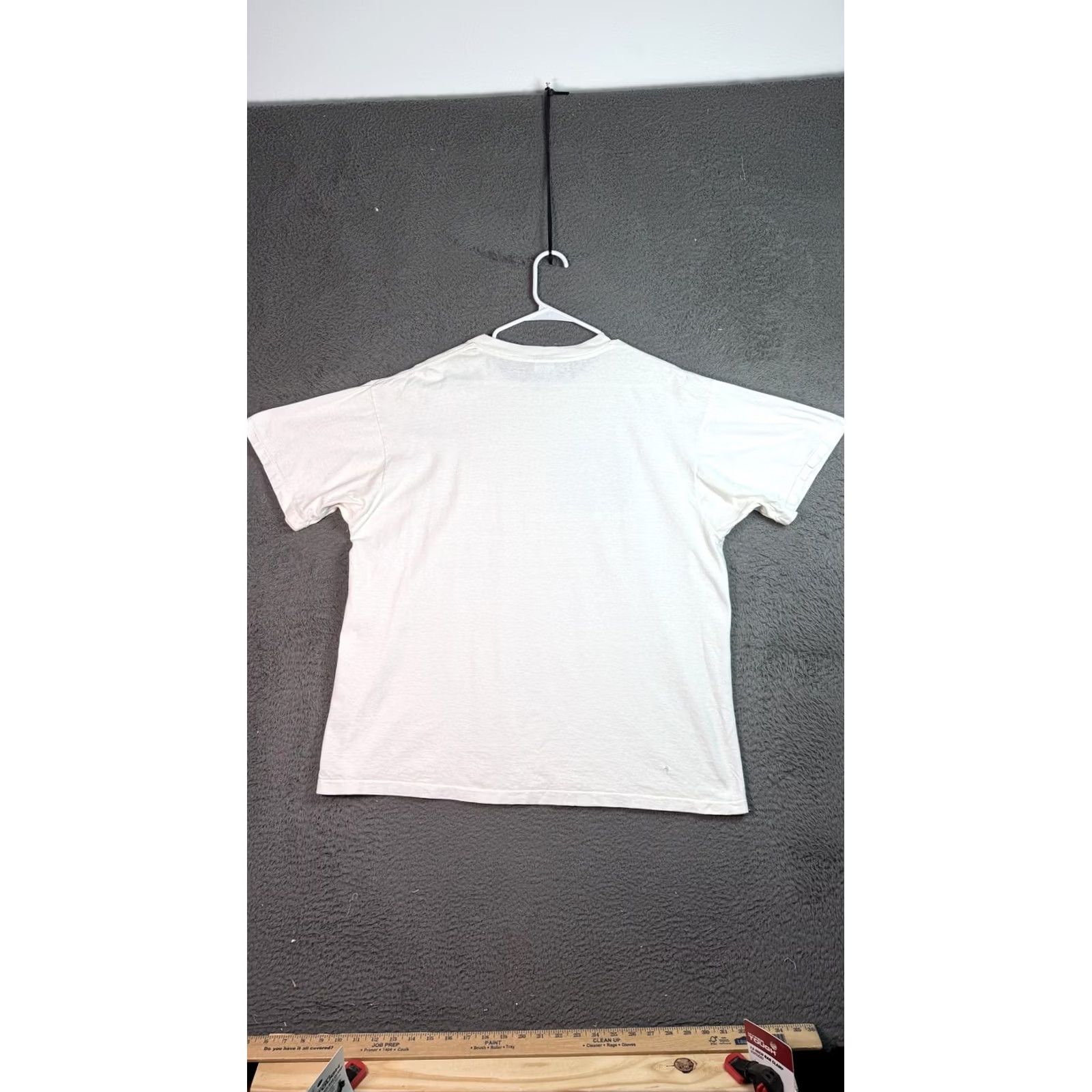Delta VINTAGE Delta American Flag Shirt Mens XL White 90s Graphic Tee Patriotic USA Flag Crew Neck Cotton Short Sleeve Mens Size US XL / EU 56 / 4 - 7 Thumbnail