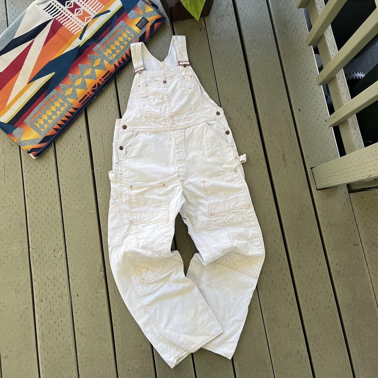 Big Mac Vintage 60s Big Mac Painter Overalls Distressed Donut Button Size US 34 / EU 50 - 4 Thumbnail