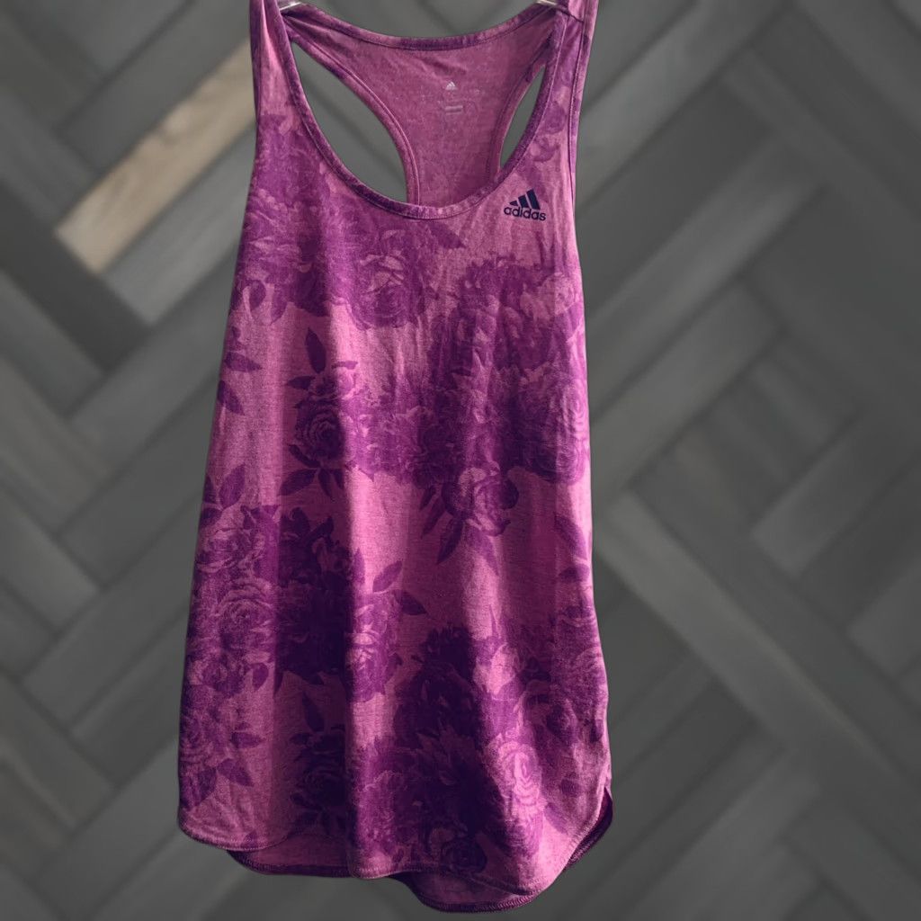 Adidas adidas Climalite Racerback Tank Top Womens S Black Pink 8-10 Small Basic Activewear Shirt Sleeveless Racerback Ladies Size S / US 4 / IT 40 - 1 Thumbnail