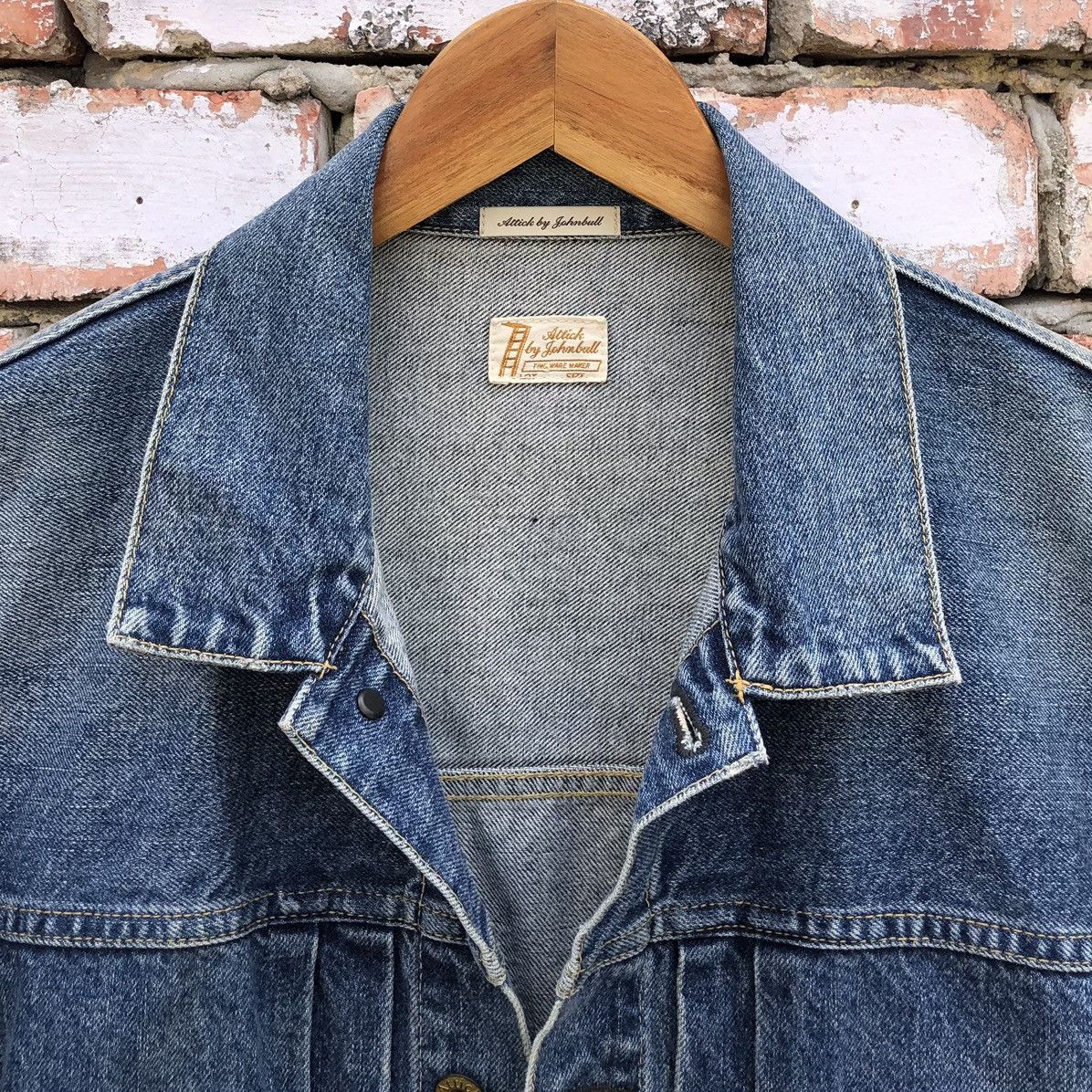 Johnbull Attick by Johnbull Type 1 Denim Jacket Made In Japan Size US L / EU 52-54 / 3 - 14 Thumbnail