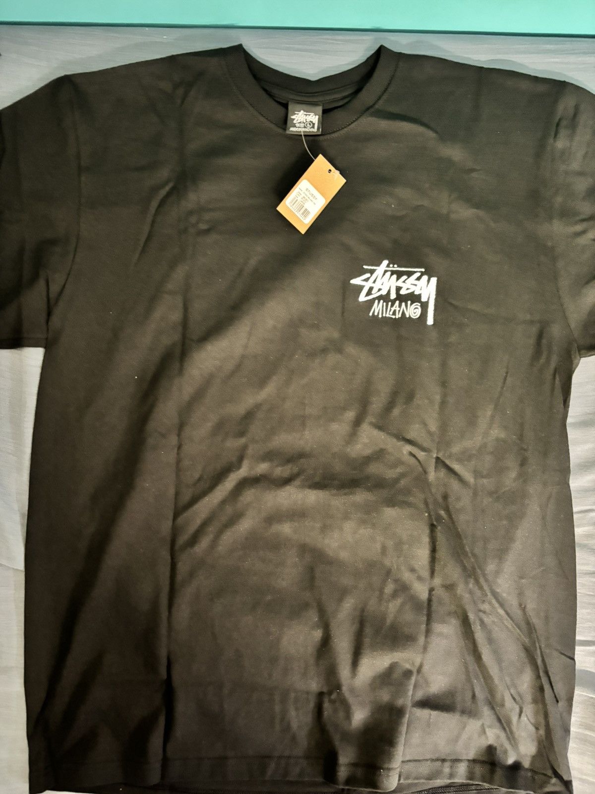 【OLD STUSSY】Stussy Milan Script Tee Stussy Milan Script Tee Navy Limited Edition