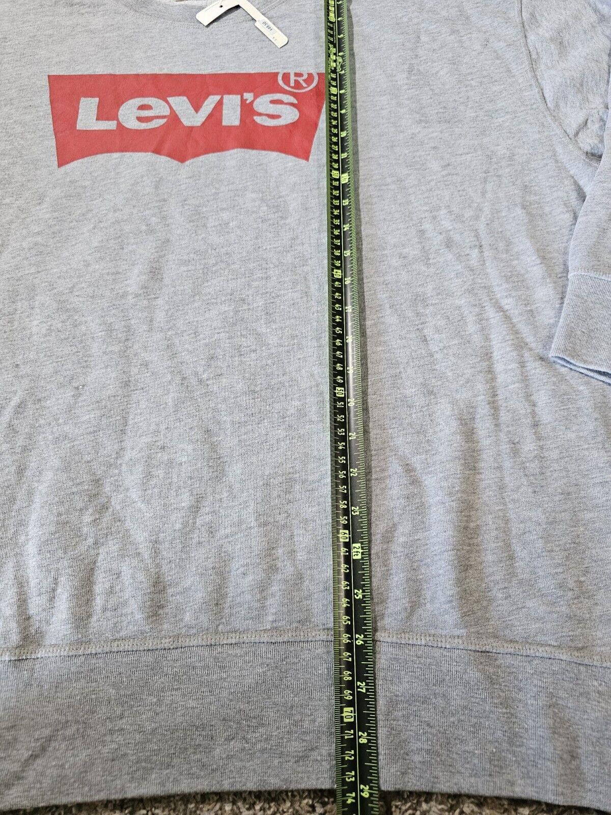 Levi's Levis 3XL gray logo sweater NWT NWD Size US XXL / EU 58 / 5 - 4 Thumbnail