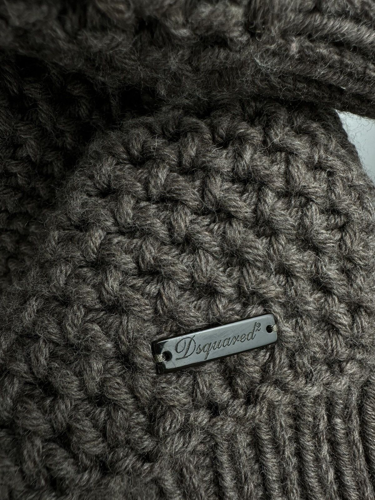 Dsquared2 × Team Cozy × Vintage Dsquared2 Pure Wool Cardigan Rare Size XS / US 0-2 / IT 36-38 - 4 Thumbnail