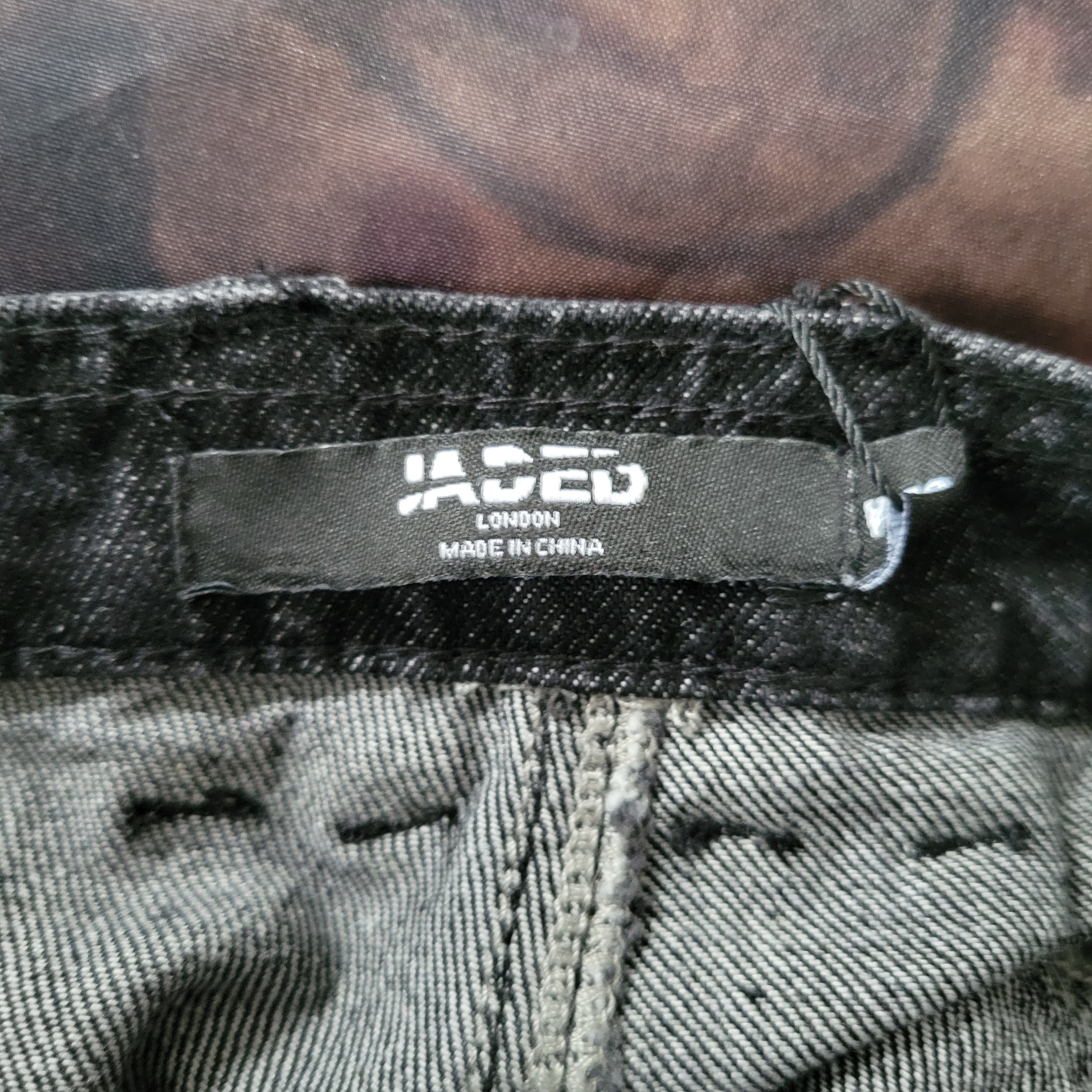 Jaded London Washed Flared Jeans Size US 28 / EU 44 - 3 Thumbnail