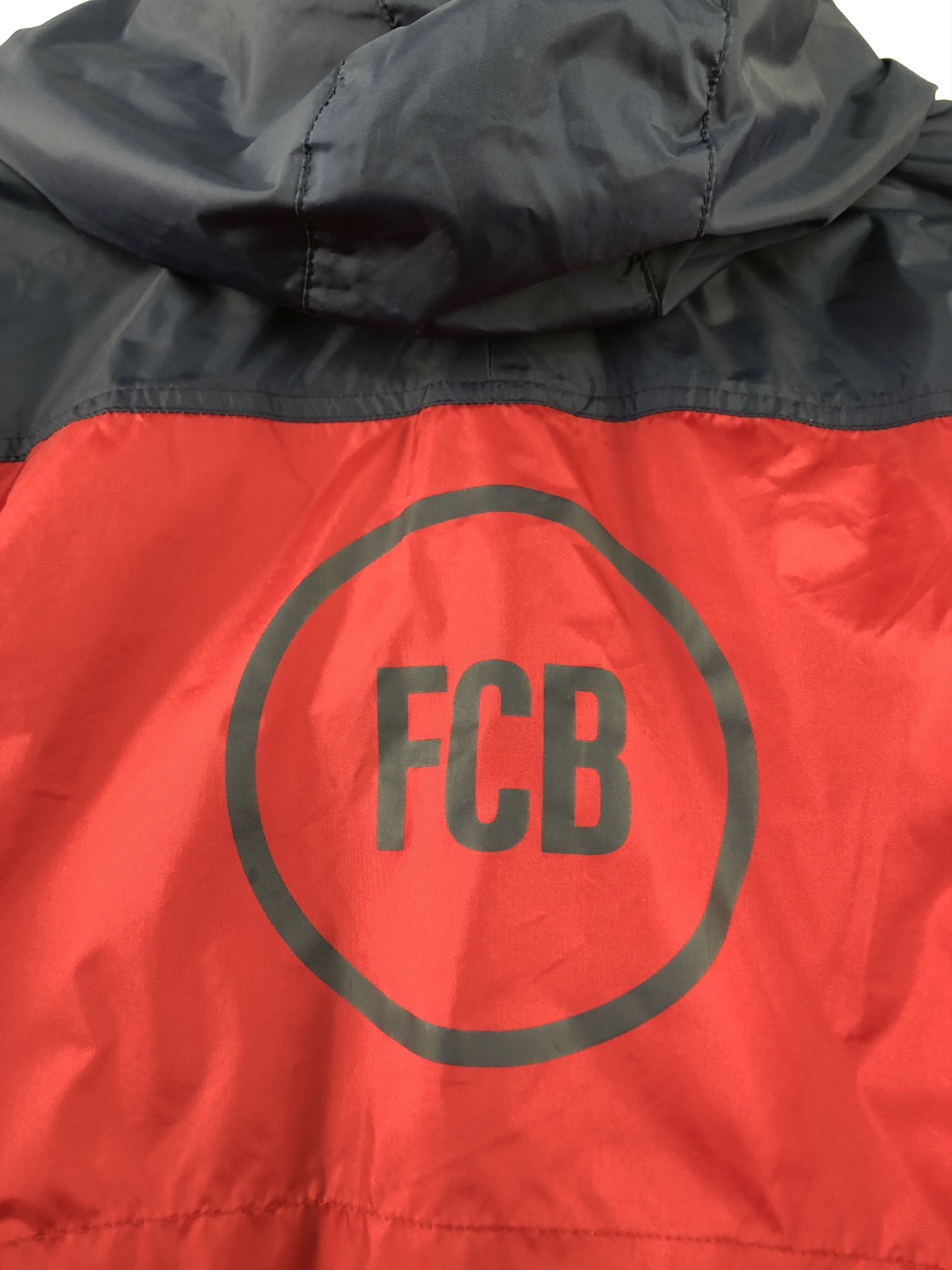 Vintage Vintage Barcelona Football Jacket Soccer Windbreaker Track Size US XL / EU 56 / 4 - 18 Thumbnail
