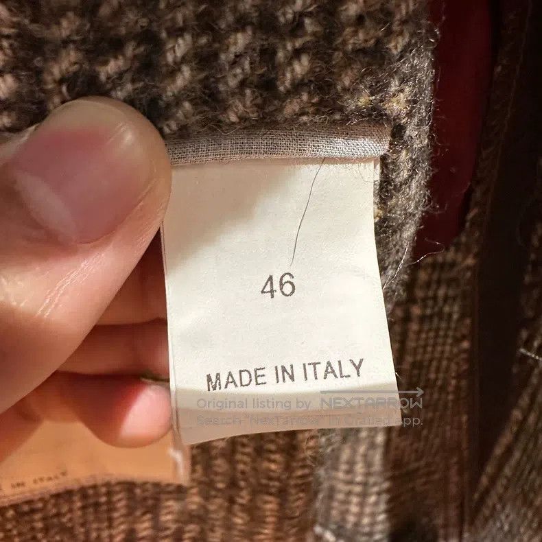 Brunello Cucinelli Brunello Cucinelli Alpaca wool tweed suit jacket Size 46L - 4 Thumbnail