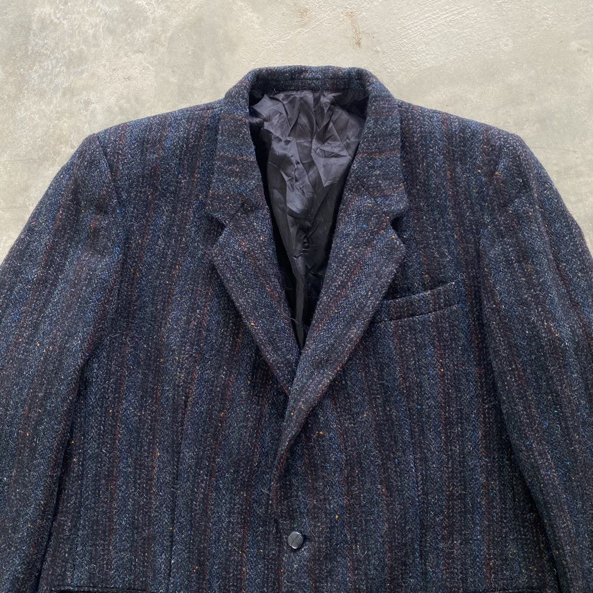 Harris Tweed HARRIS TWEED Striped Wool Blazer Size 48R - 2 Thumbnail