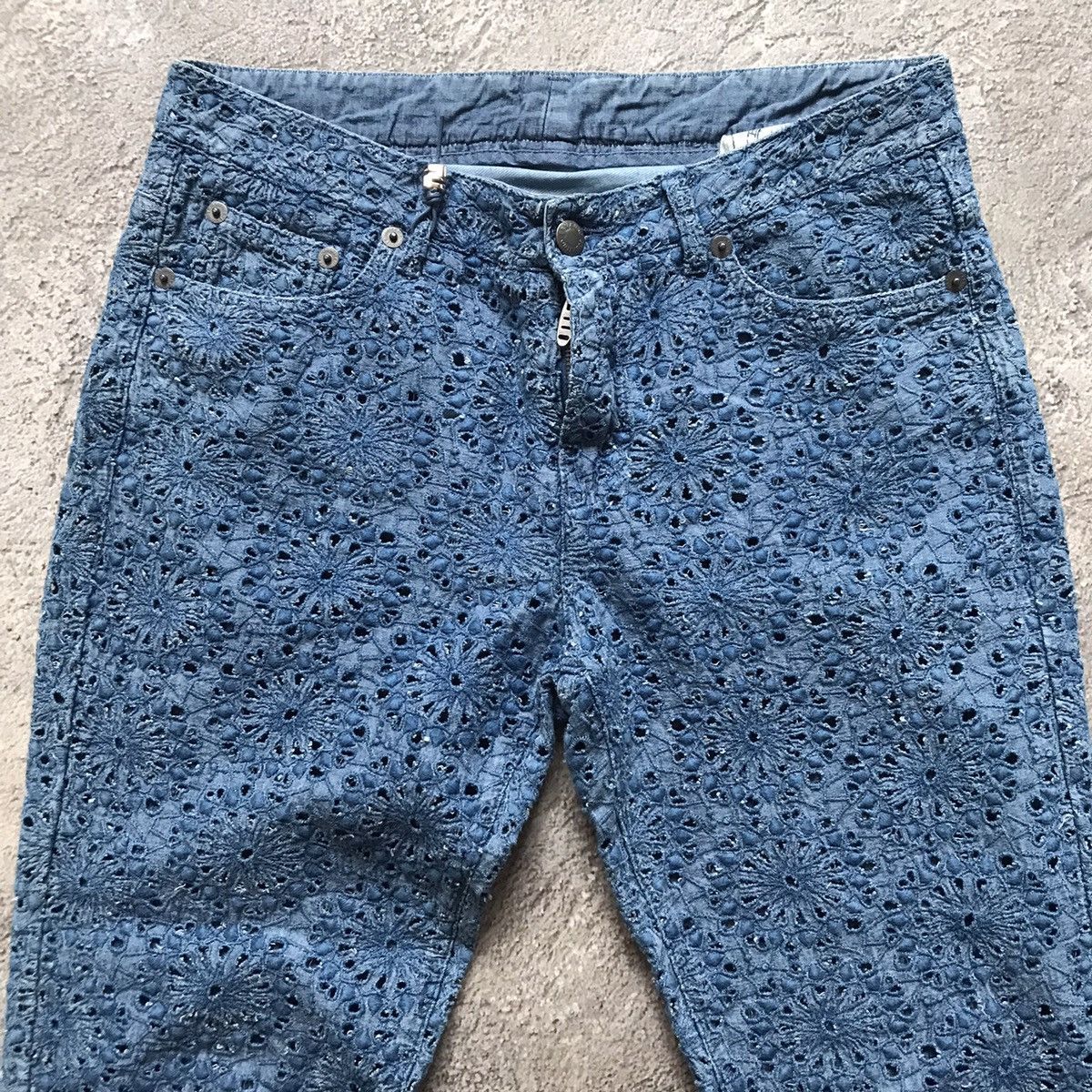 Vintage Vintage Y2K Baggy Distressed Mesh Sweatpants Grunge Logo 32 Size US 32 / EU 48 - 3 Thumbnail