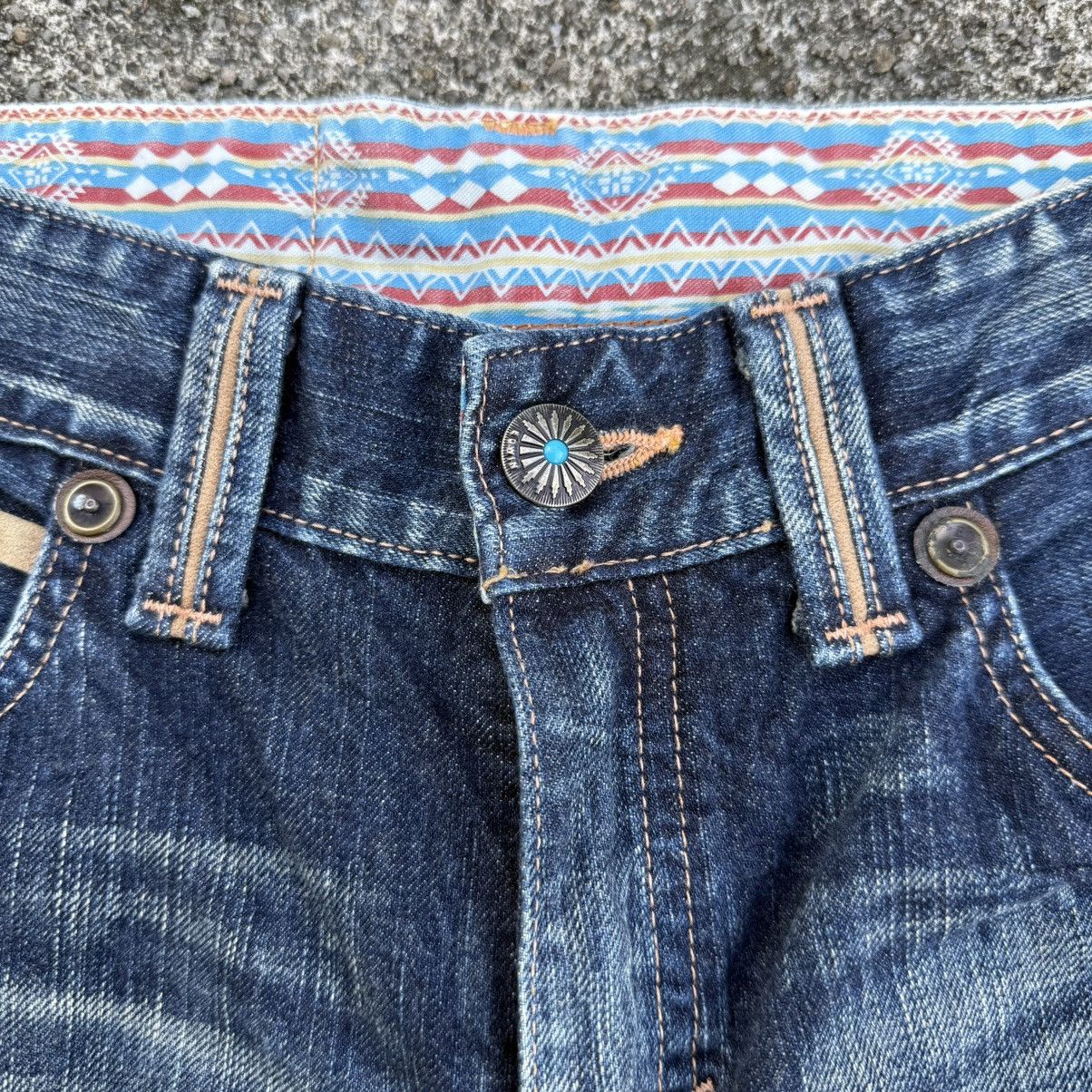 Edwin VINTAGE EDWIN FLARE DENIM FADED JEAN PANTS Size US 30 / EU 46 - 7 Thumbnail