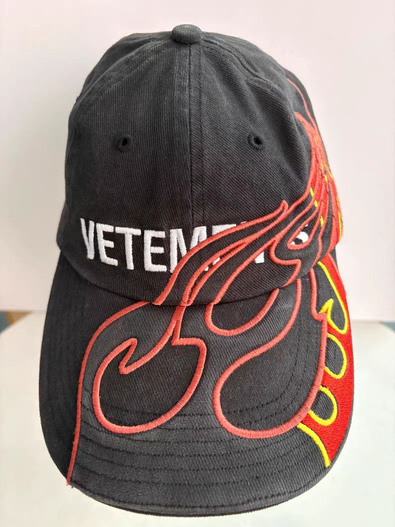Vetements Vetements Flame Embroidery Logo Cap - dmc Size ONE SIZE - 1 Thumbnail