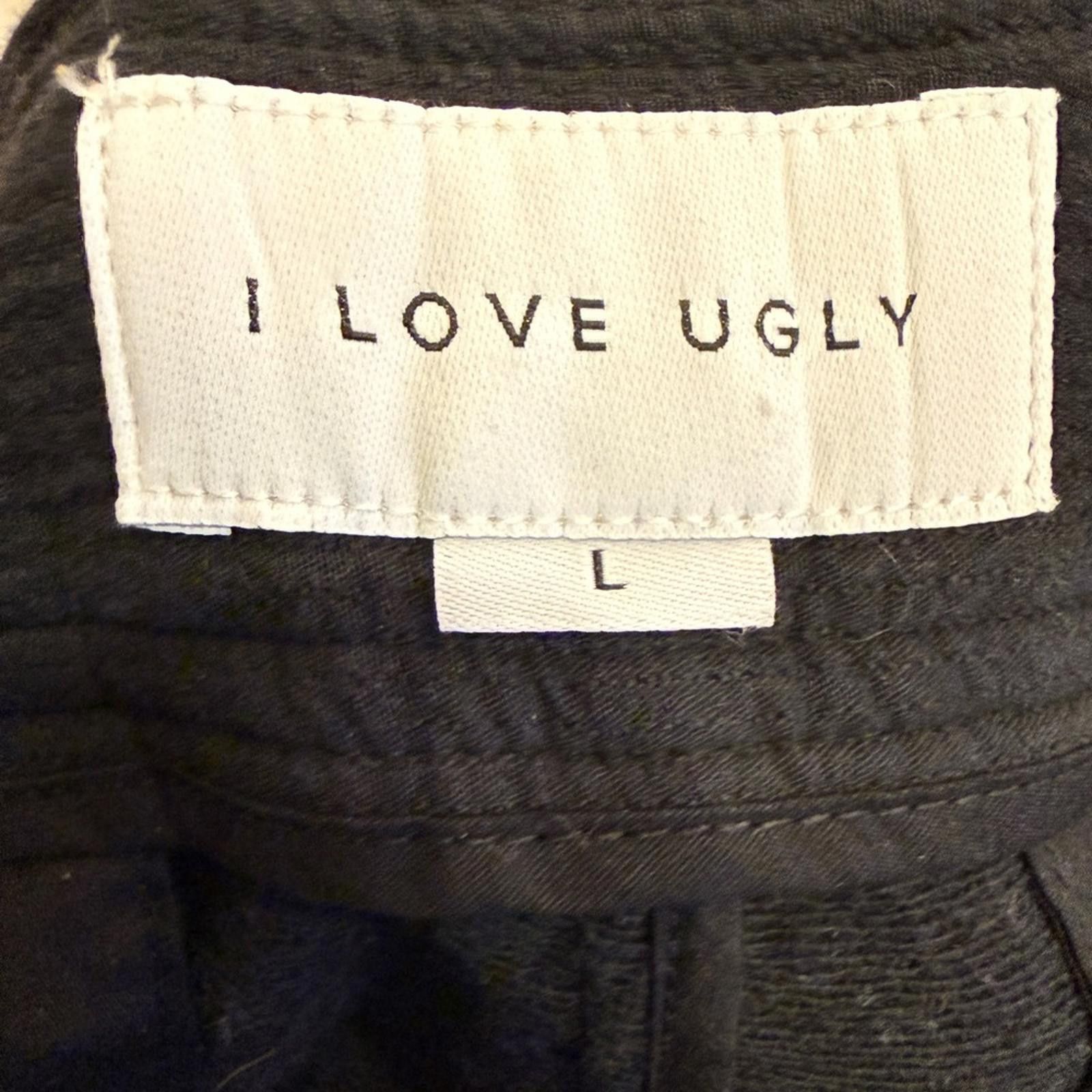 I Love Ugly I Love Ugly Men’s Japanese Minimalist Black Pants sz L Size US 34 / EU 50 - 7 Thumbnail