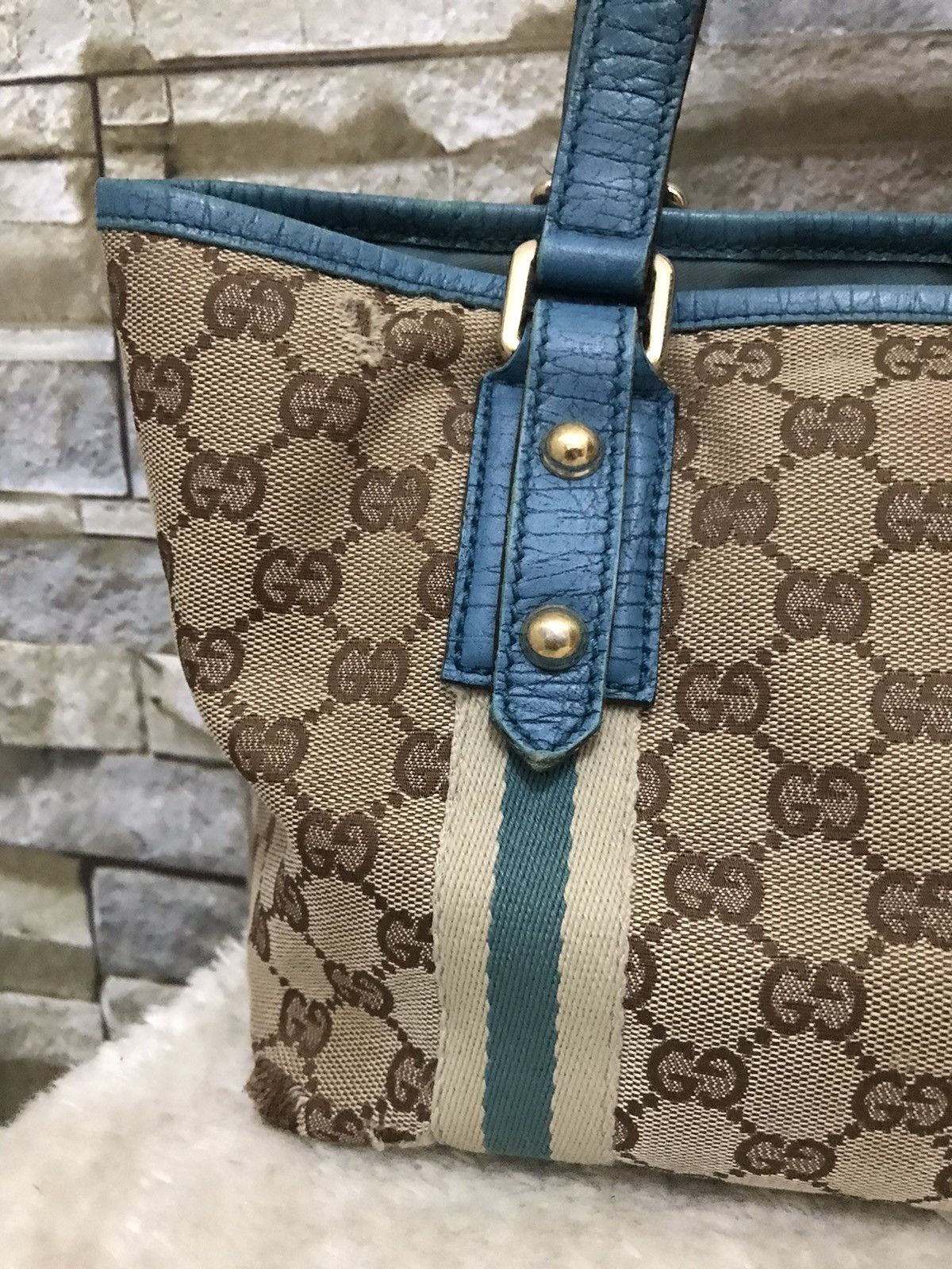 Gucci Gucci GG Pattern Mini tote hand Bag Size ONE SIZE - 4 Thumbnail