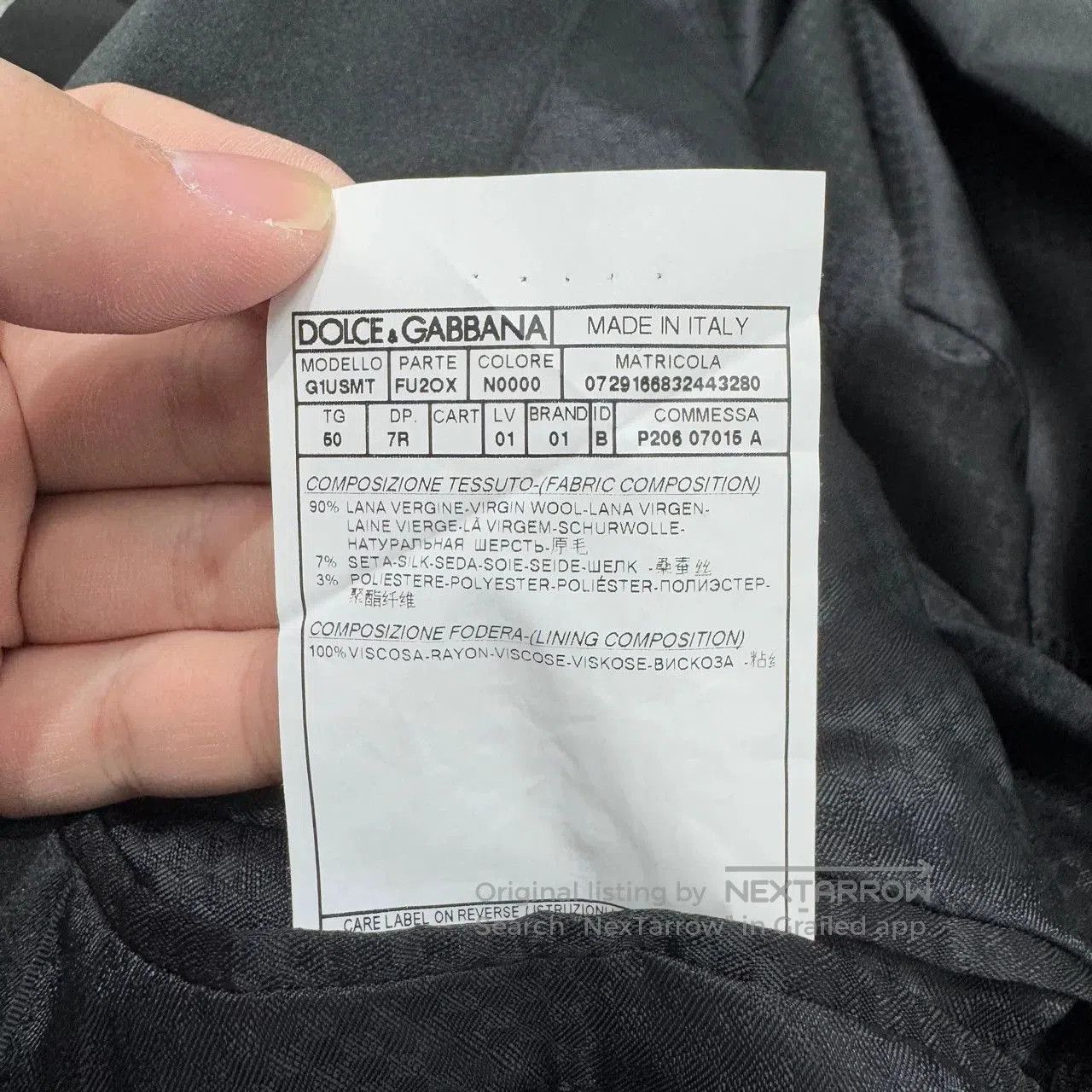 Dolce & Gabbana DG High-End Solid Wool Blazer. Size US M / EU 48-50 / 2 - 4 Thumbnail