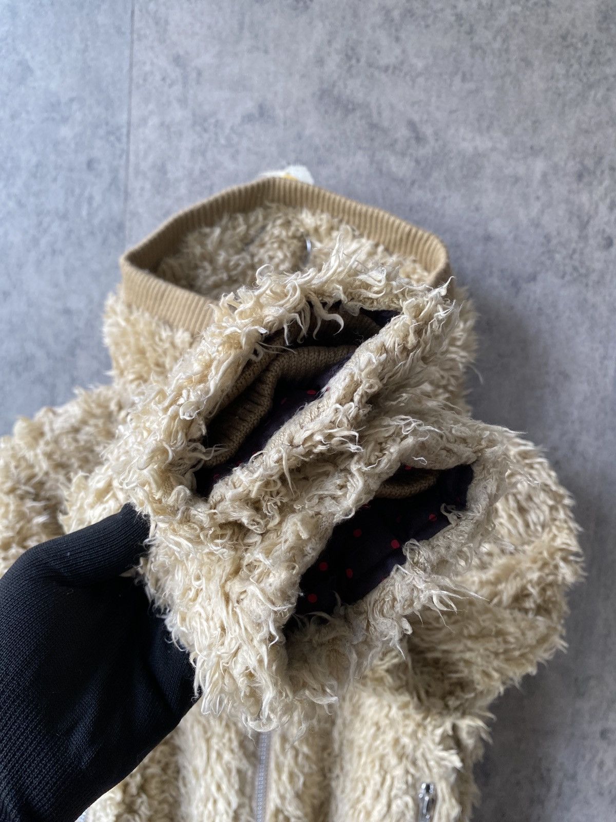 Issey Miyake Sunaokuwahara By Issey Miyake Faux Fur Hoodie Jacket Size US S / EU 44-46 / 1 - 7 Thumbnail