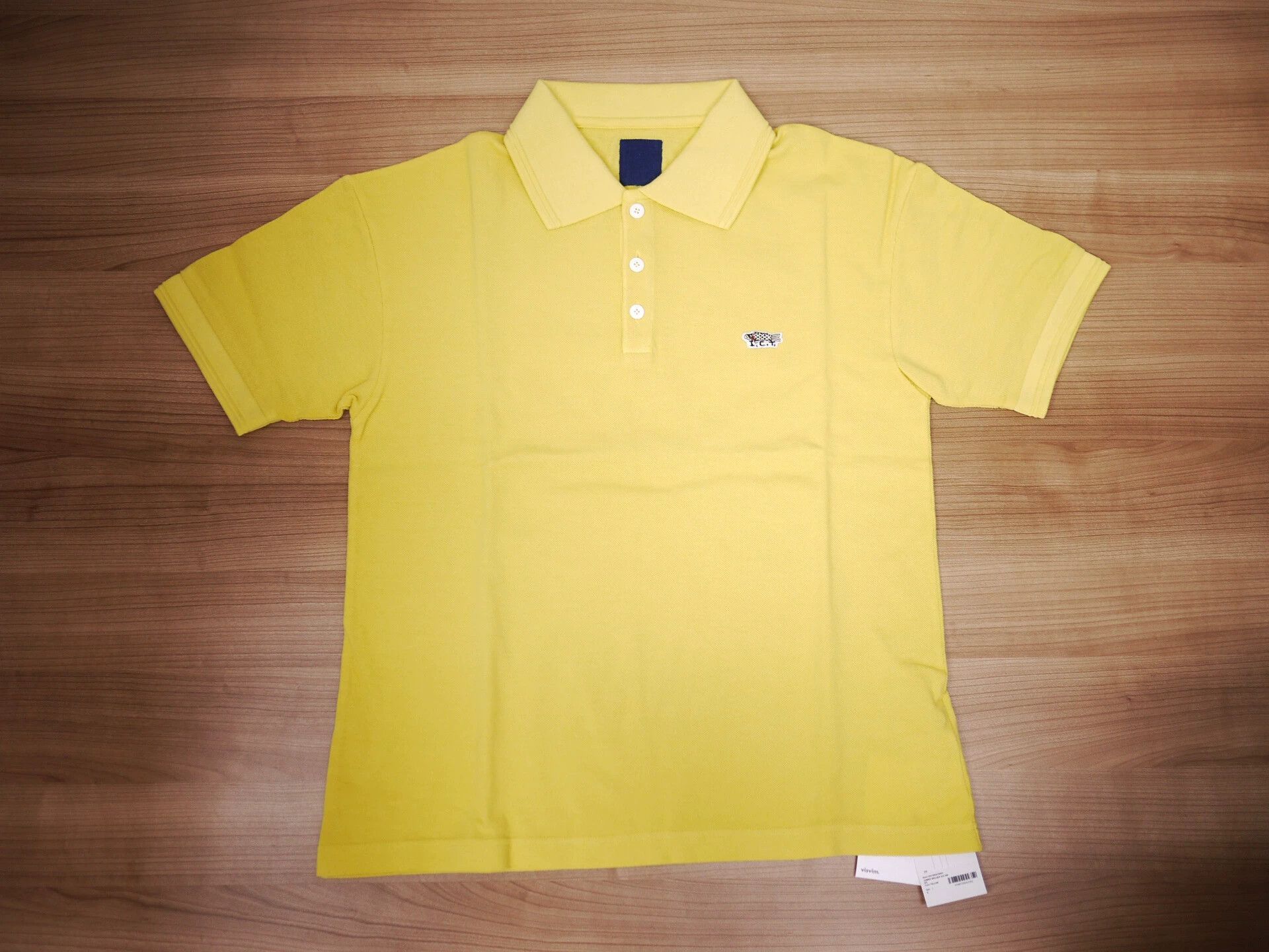 Visvim Yellow Short Sleeve Polo Shirt Size US S / EU 44-46 / 1 - 1 Thumbnail