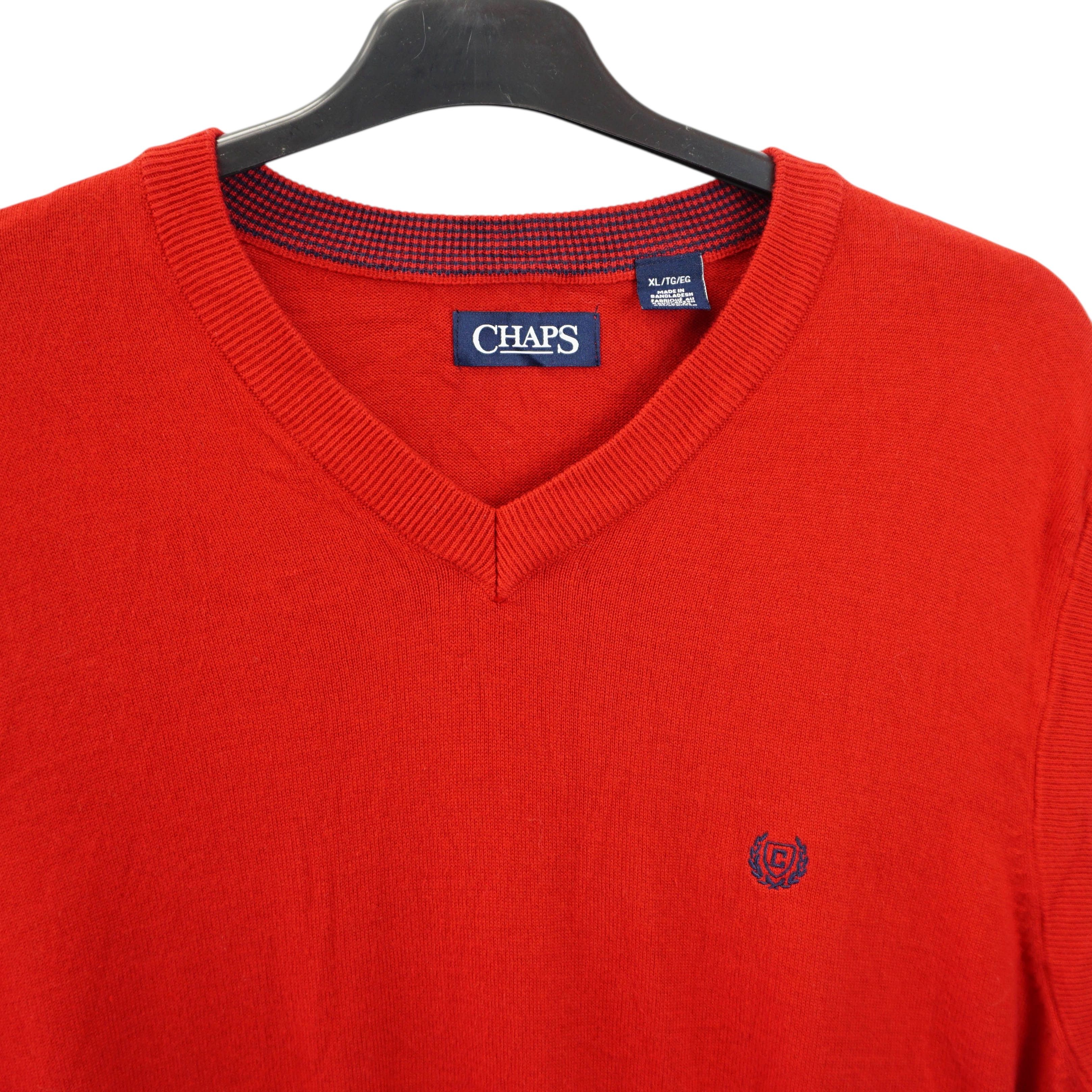 Chaps Archive Embroidery Sleeveless Sweater Size US XL / EU 56 / 4 - 2 Thumbnail