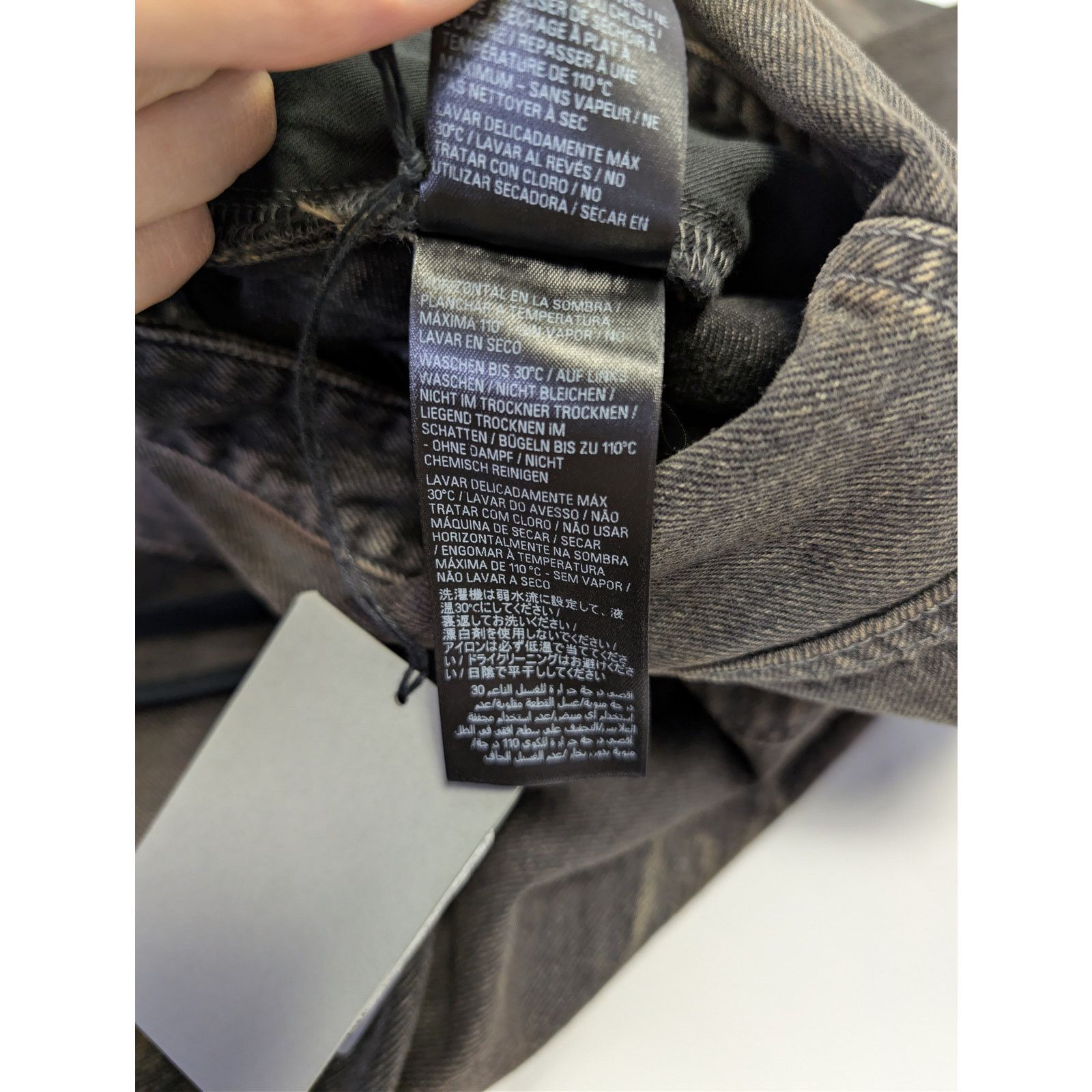 Balenciaga o1rshd1 34-36 Organic Japanese Oversized Denim Baggy Pants Size US 26 / EU 42 - 20 Thumbnail