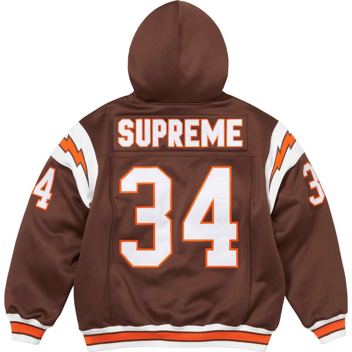 Supreme Supreme Football Zip Up Hooded Sweatshirt Size US M / EU 48-50 / 2 - 2 Thumbnail