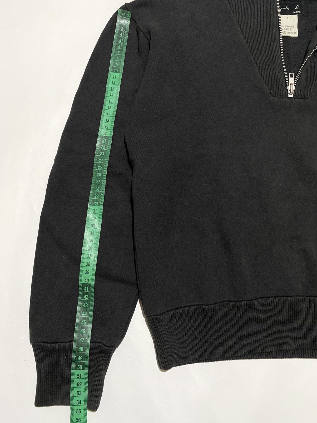 Designer × agnes b. AGNES B HALF ZIPPER SWEATERS UNISEX Size US S / EU 44-46 / 1 - 10 Thumbnail
