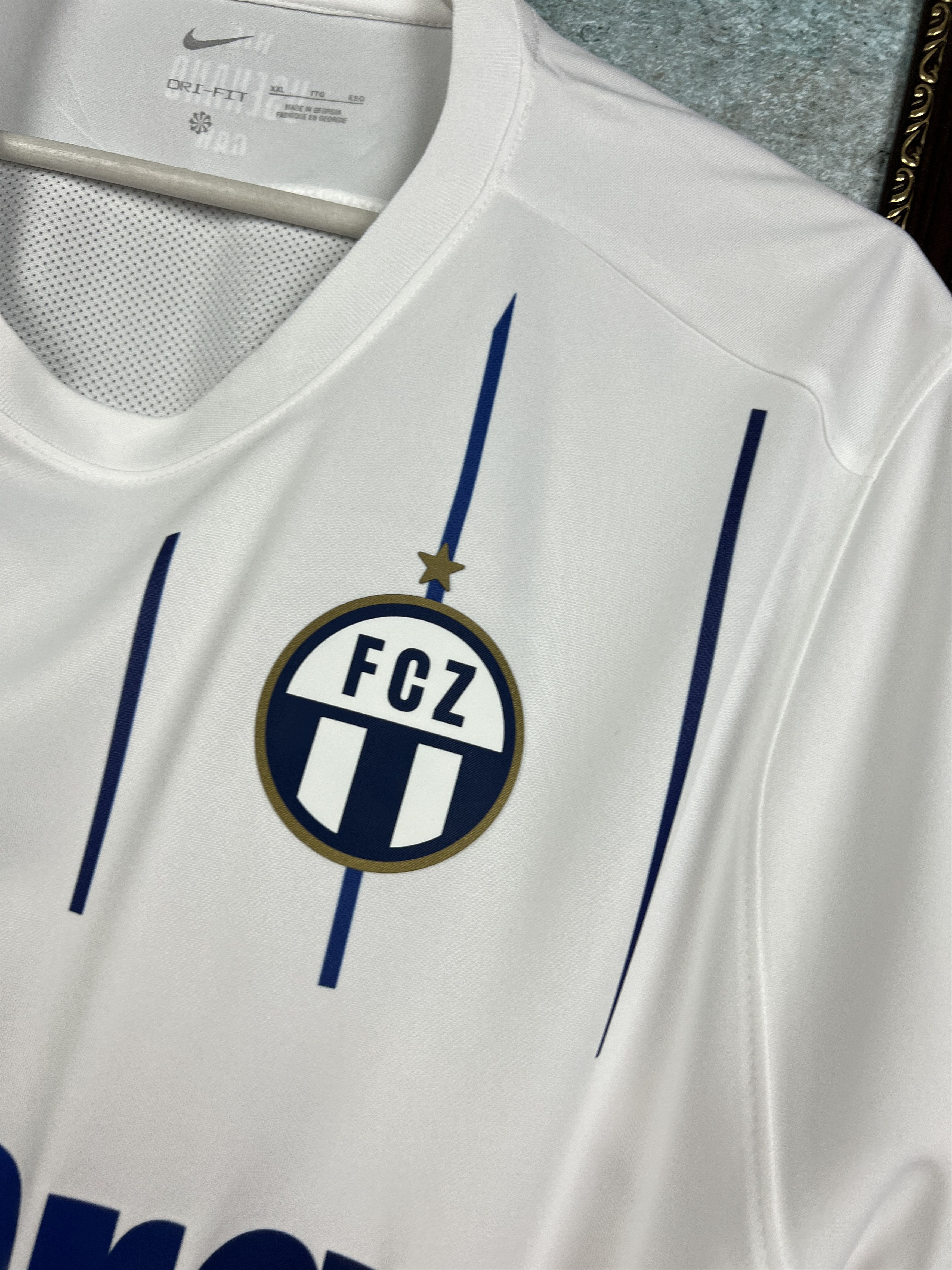 Nike FC Zurich 2023 Home Football Shirt Soccer Jersey Nike Trikot Size US XXL / EU 58 / 5 - 4 Thumbnail