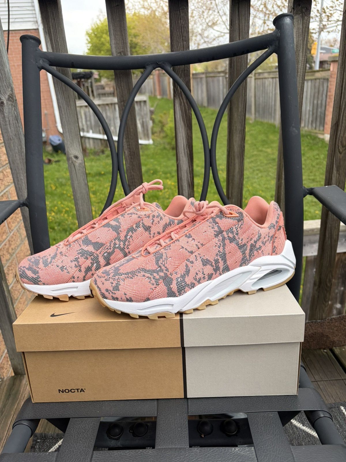NOCTA Nike NOCTA Hot Step 2 Pink Snakeskin Size 11.5 Brand New Size US 11.5 / EU 44-45 - 1 Thumbnail