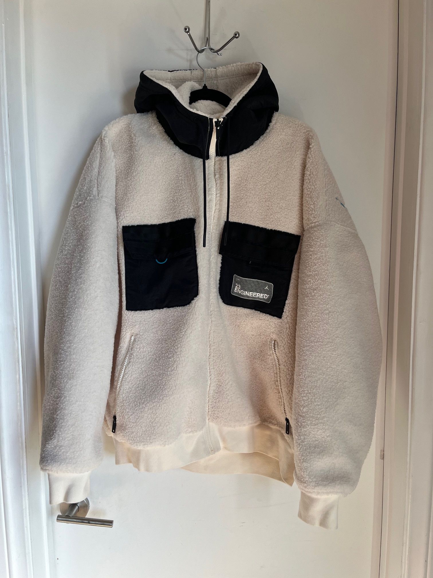 Jordan Brand Nike Air Jordan 23 Engineered Hooded Sherpa Jacket L Size US L / EU 52-54 / 3 - 1 Thumbnail