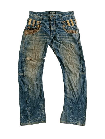 Explosion Double Waist Jeans Japanese Brand