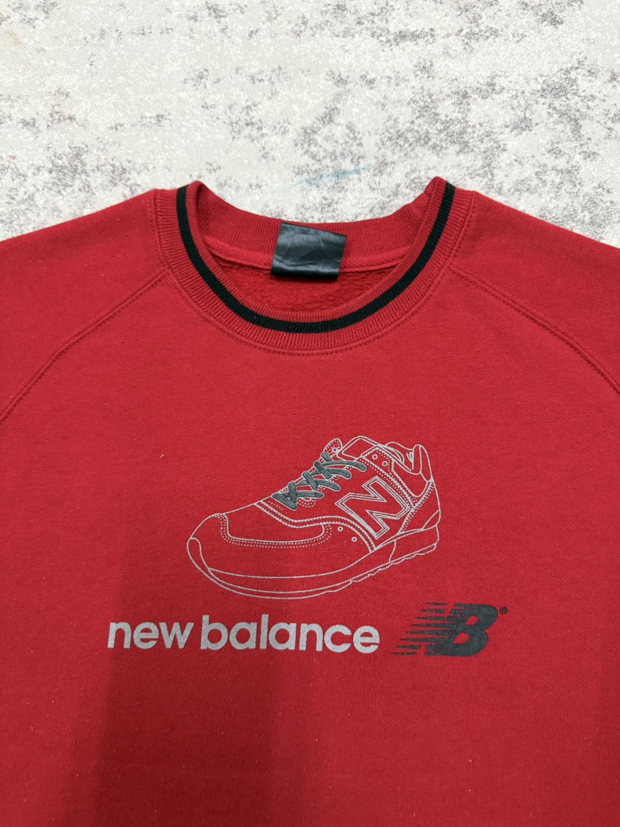 New Balance Vintage Y2K New Balance Biglogo Sweatshirt Size US S / EU 44-46 / 1 - 4 Thumbnail