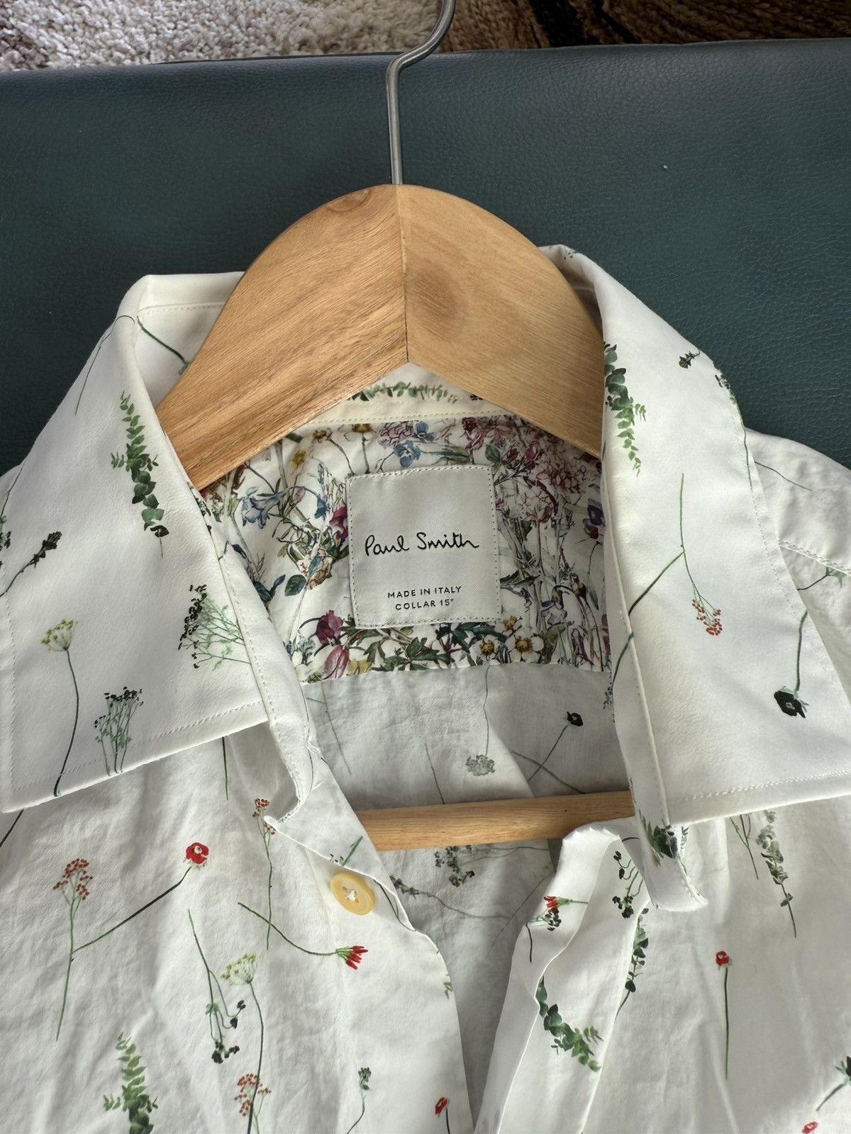 Paul Smith Paul Smith floral dress shirt Size US M / EU 48-50 / 2 - 2 Thumbnail
