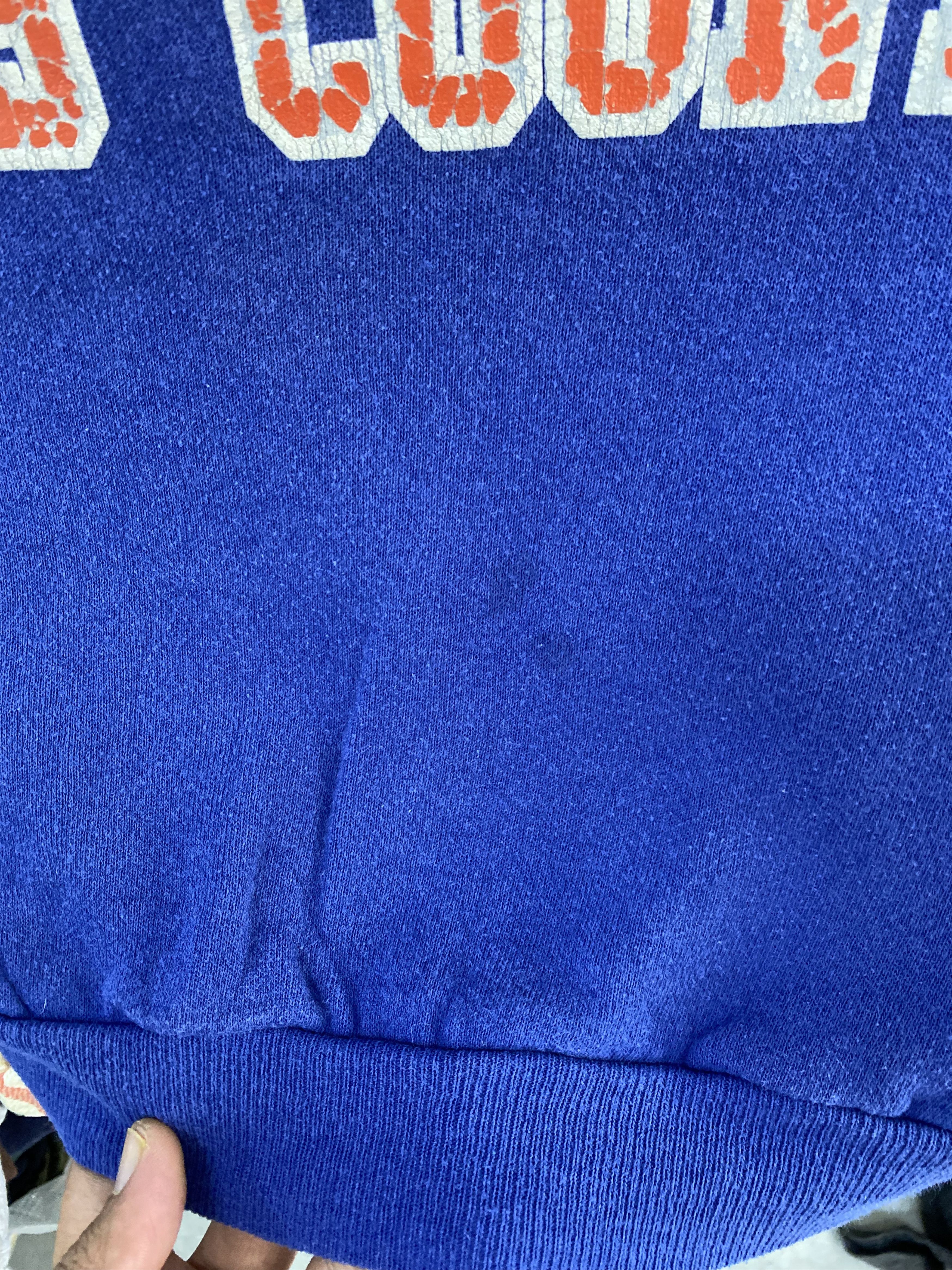NBA × Vintage Vintage 90s Blue MillVille Cross Country Sweatshirt L Size Size US L / EU 52-54 / 3 - 9 Thumbnail