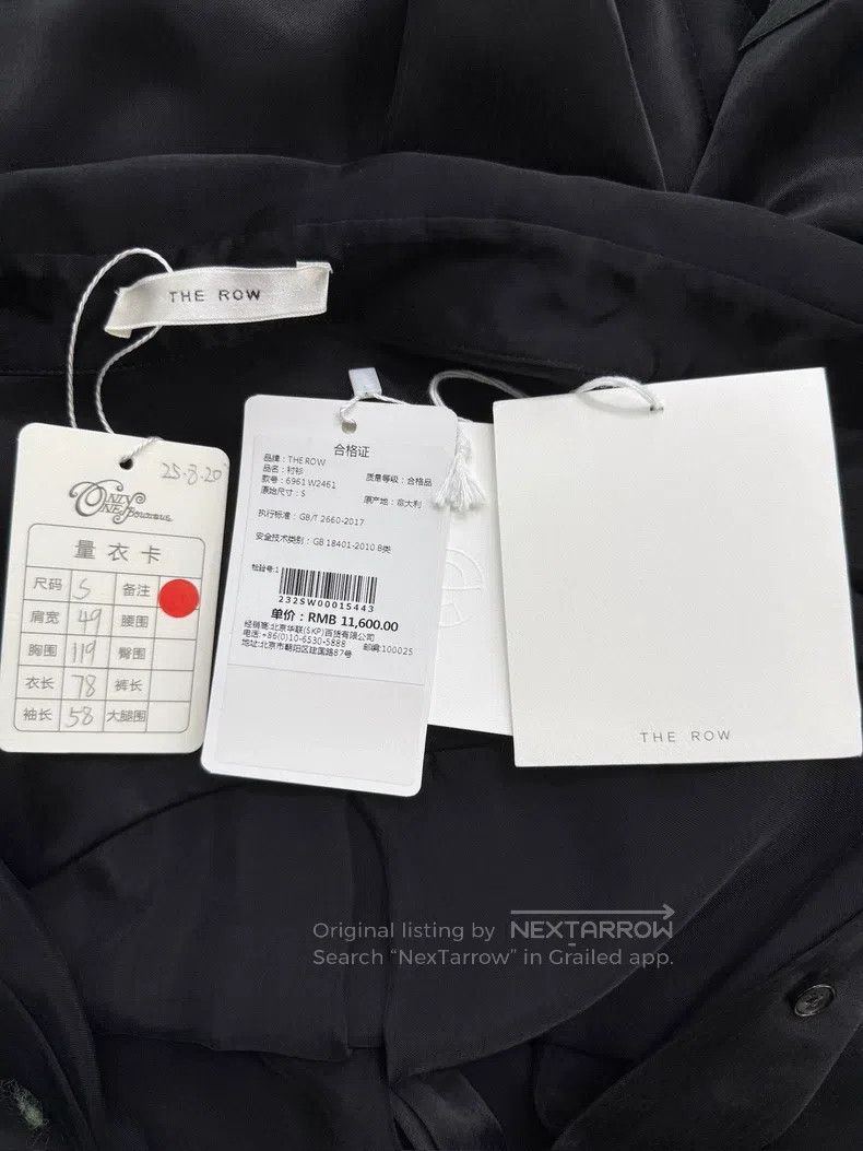 The Row The Row Black Shirt Size S / US 4 / IT 40 - 4 Thumbnail